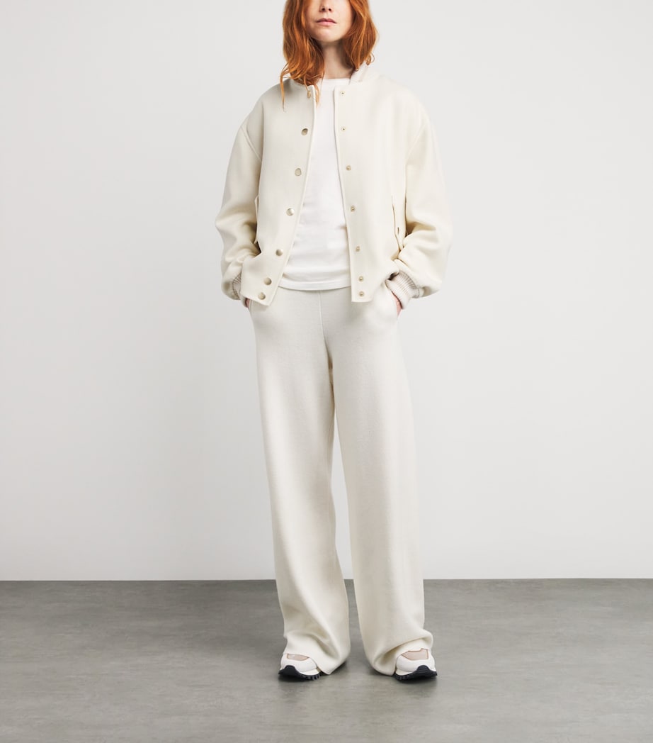 Straight Leg Knit Trousers PANNA Image 2