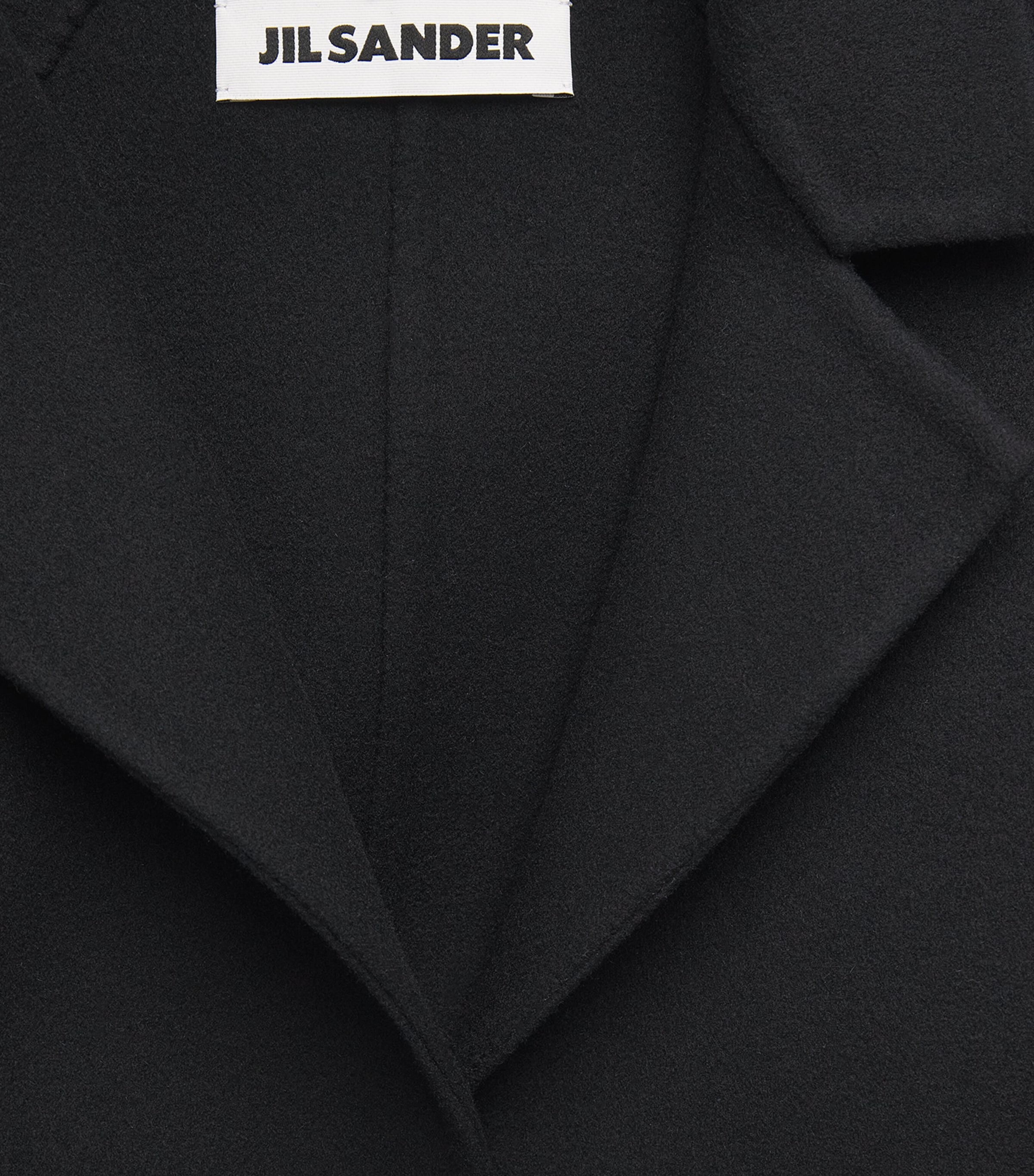 Jil Sander Womens Wool Belted Coat Black Image 6
