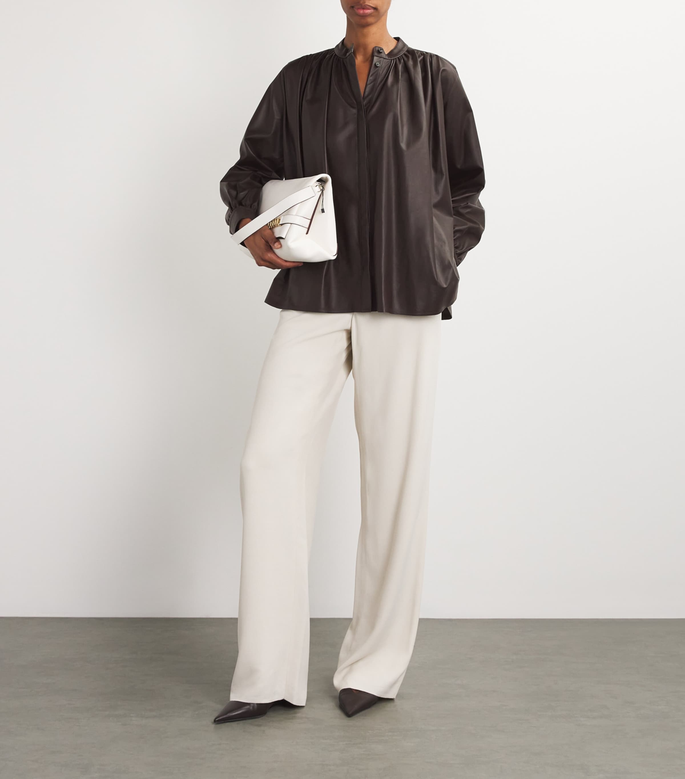 Leather Blouse A2009 Image 2