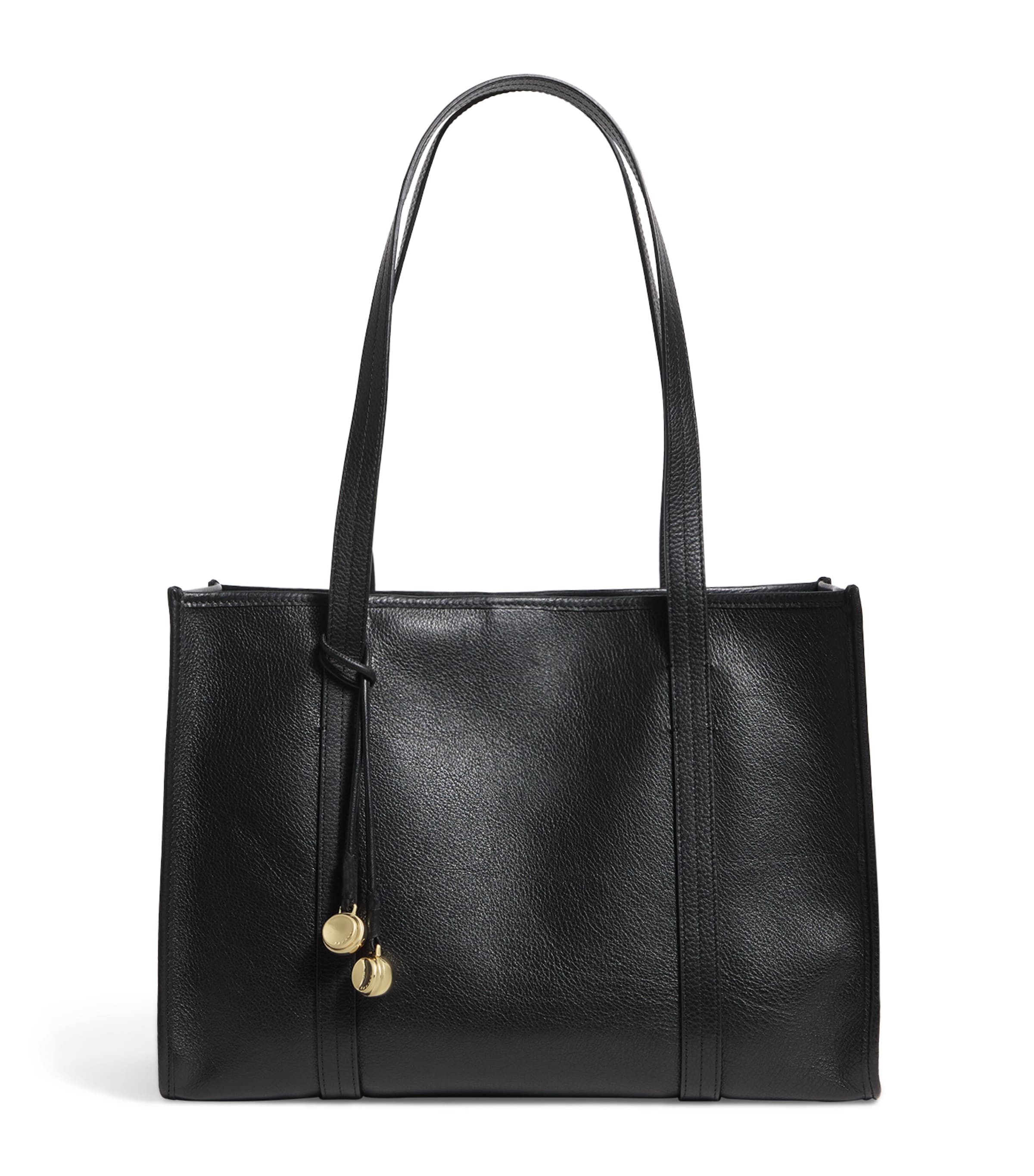 Sandro Paris Leather Tote Bag | Women Bags | Shoulder Bags | Tote Bags | Designers | Sandro Paris