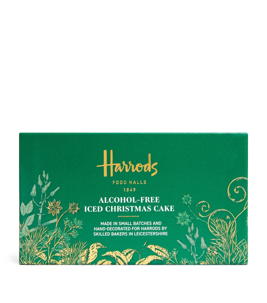 Alcohol-Free Iced Christmas Cake (600g) NO COLOUR Image 1