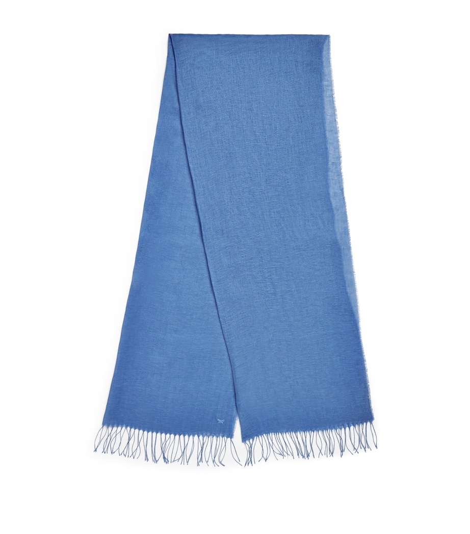 Weekend Max Mara Linen Stole Scarf Purple Image 1