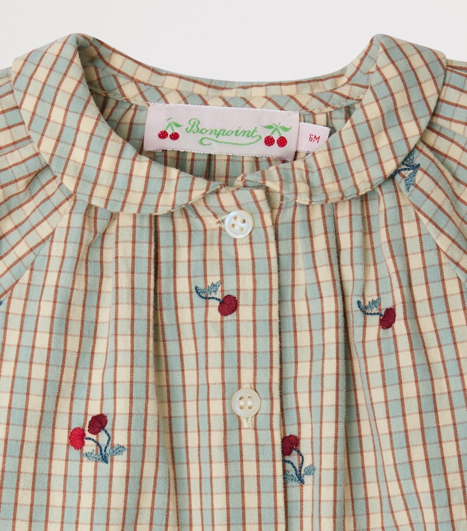 Organic Cotton Plaid Domino Blouse (24-36 Months) CA CIEL Image 3