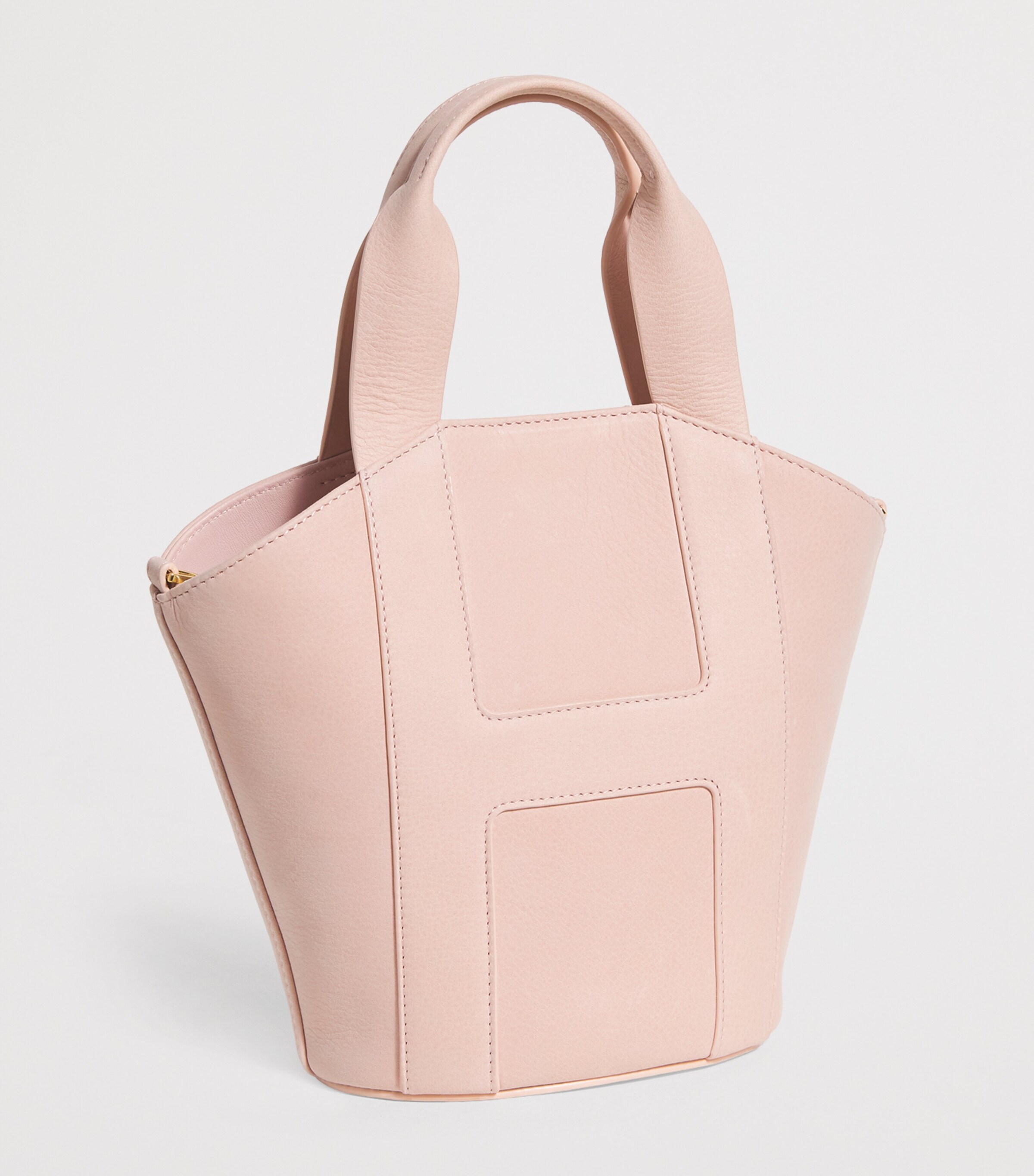 Harrods Grab Suede Tote Bag Pink Image 3