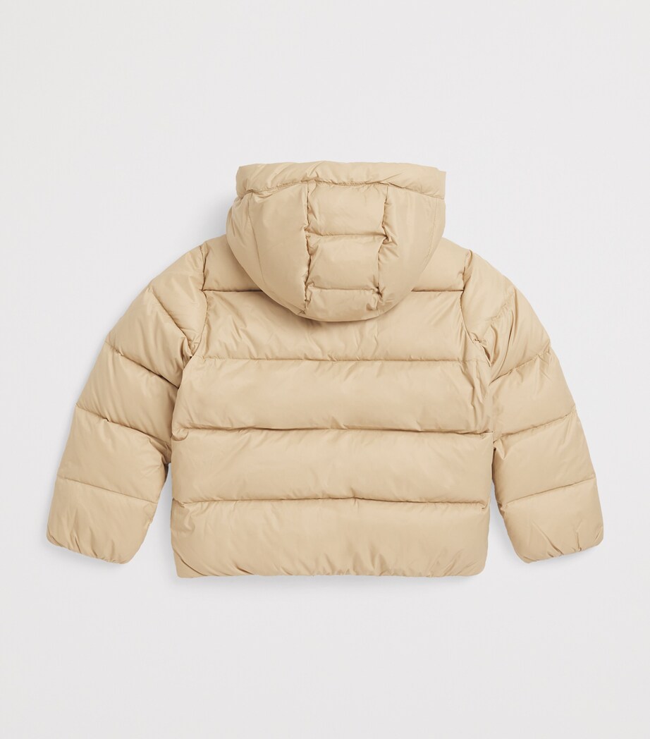 Ralph Lauren Kids Logo Puffer Jacket (7-14 Years) Khaki Image 2