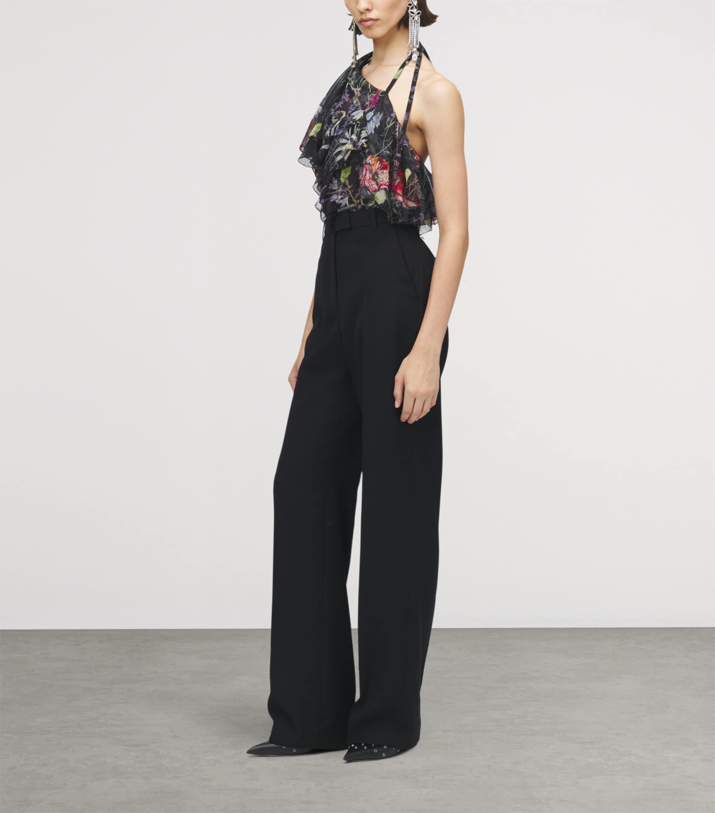 Wool High-Waisted Trousers 1000 Image 3