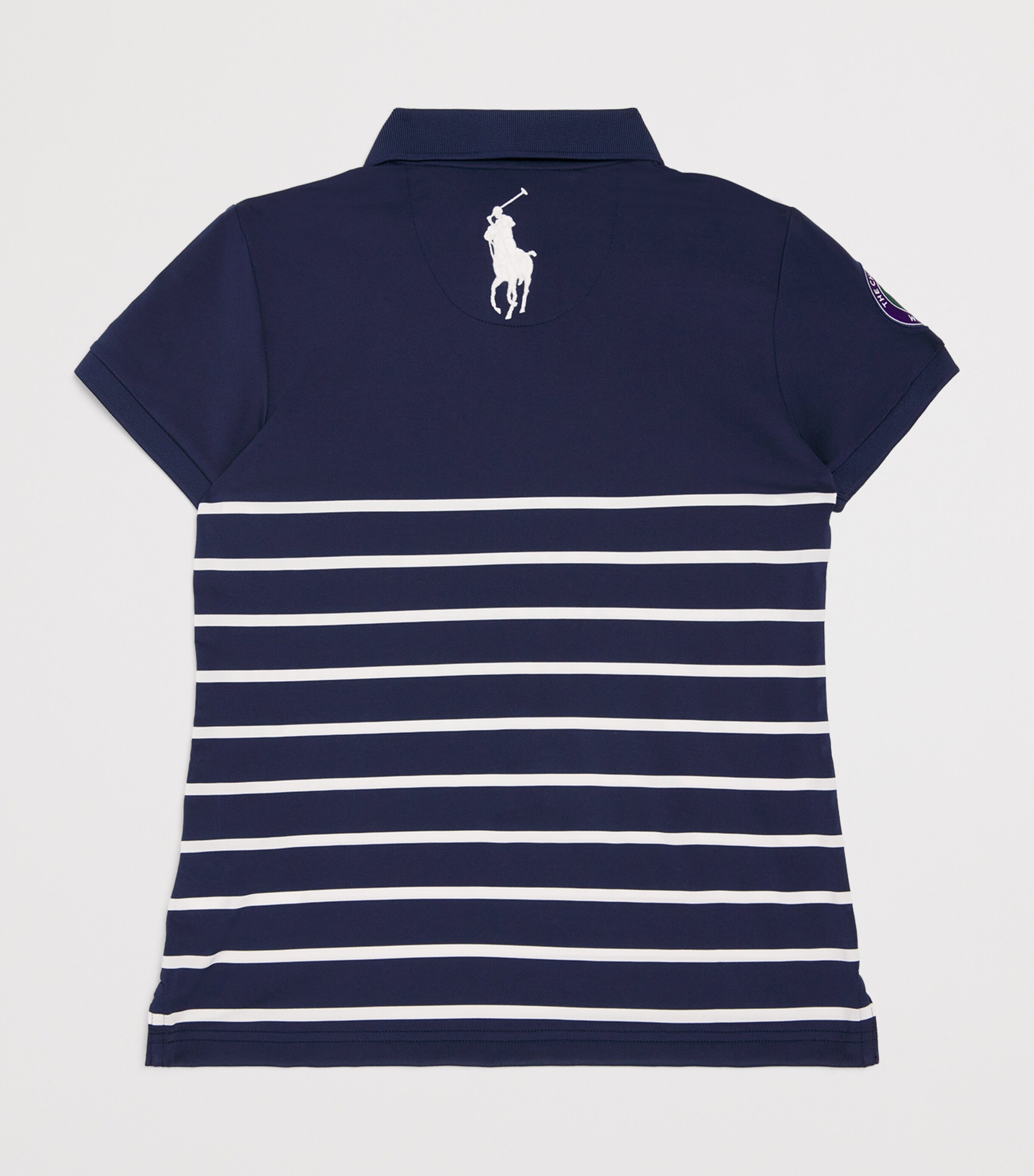 Ralph Lauren Kids Navy x Wimbledon Striped Polo Shirt (6-14 Years