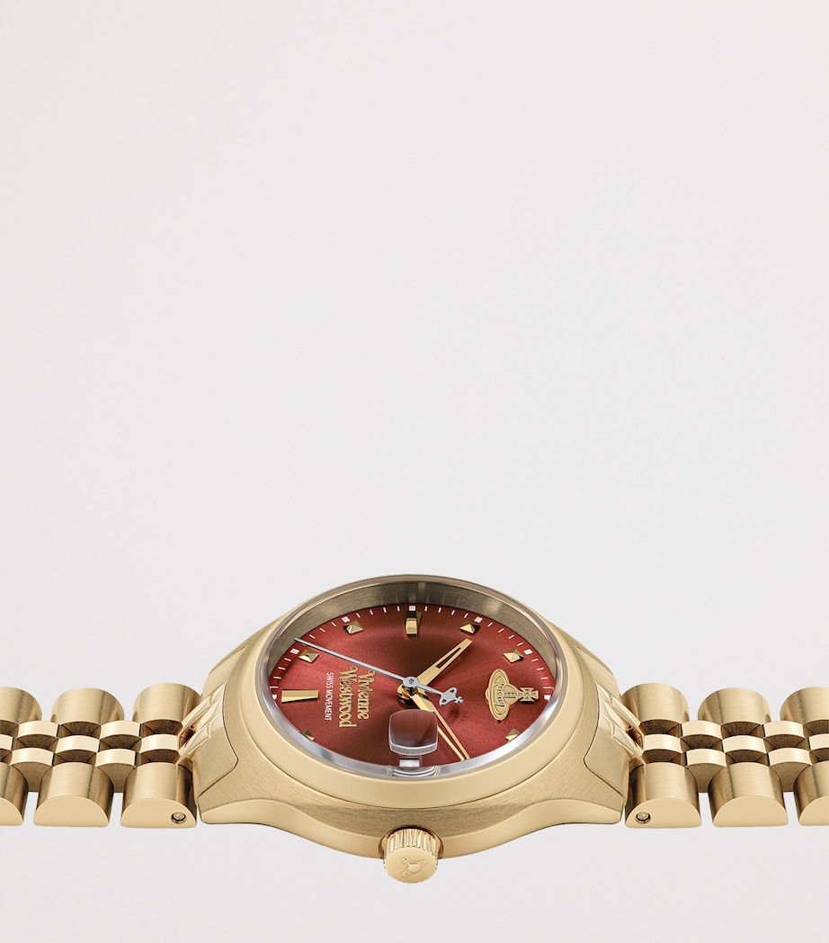 Stainless Steel Little Camberwell Watch 29mm GOLD RED Image 2