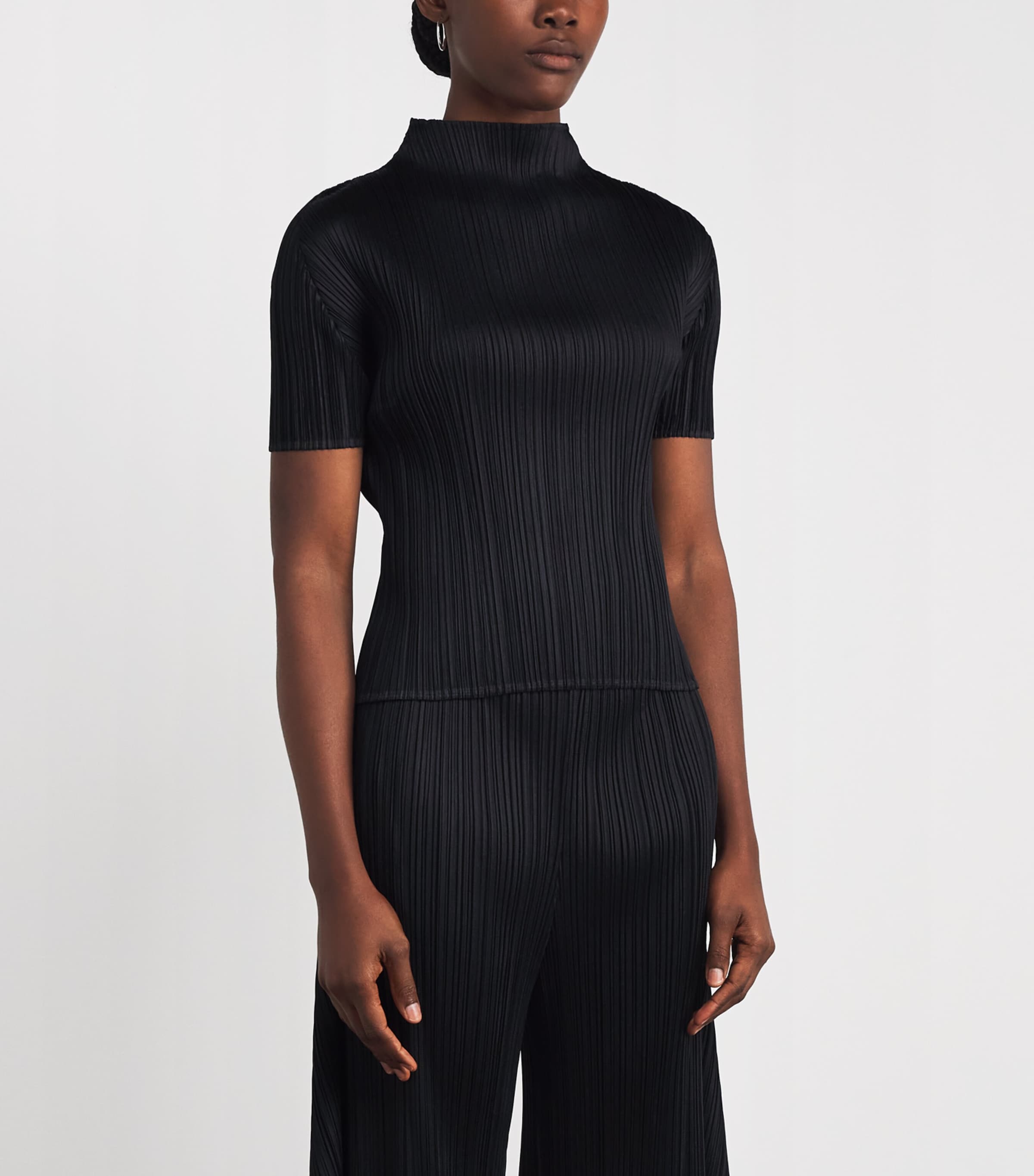 Pleats Please Issey Miyake Black Pleated Monthly Colors September