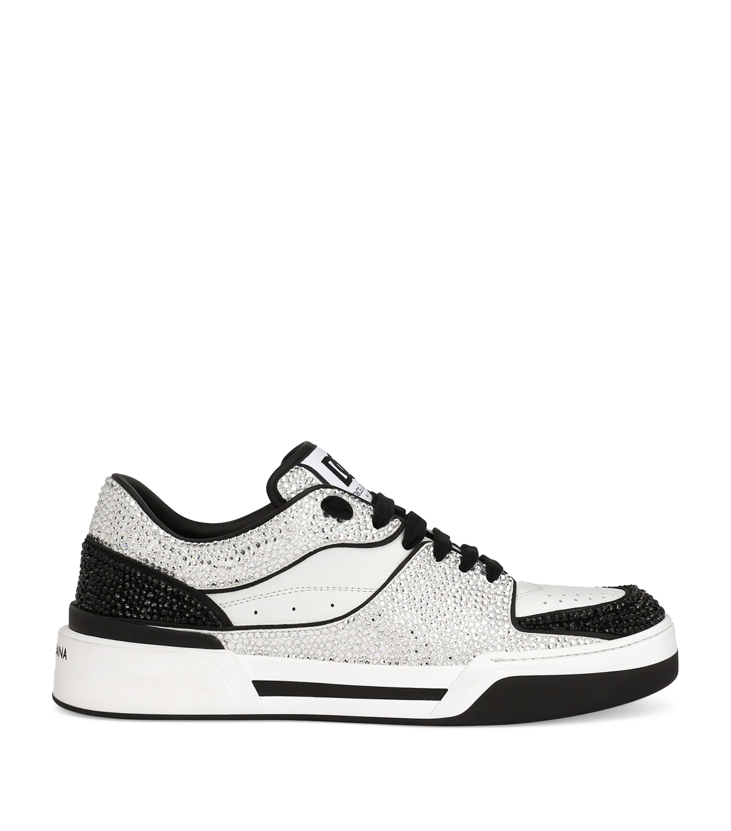 Shop Dolce & Gabbana Leather New Roma Sneakers