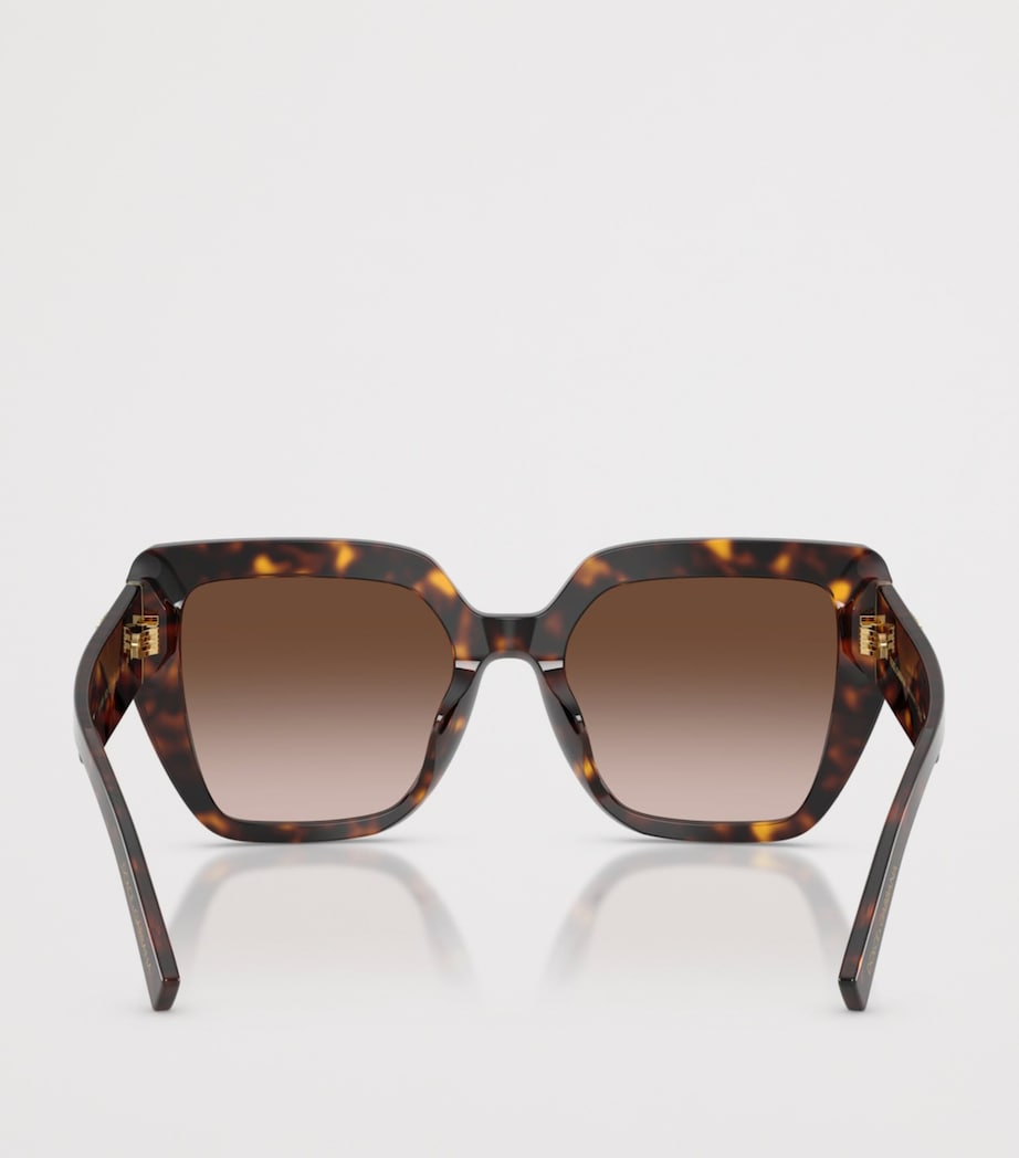 Dolce&Gabbana Tortoise Square Cat-Eye Sunglasses Brown Image 4