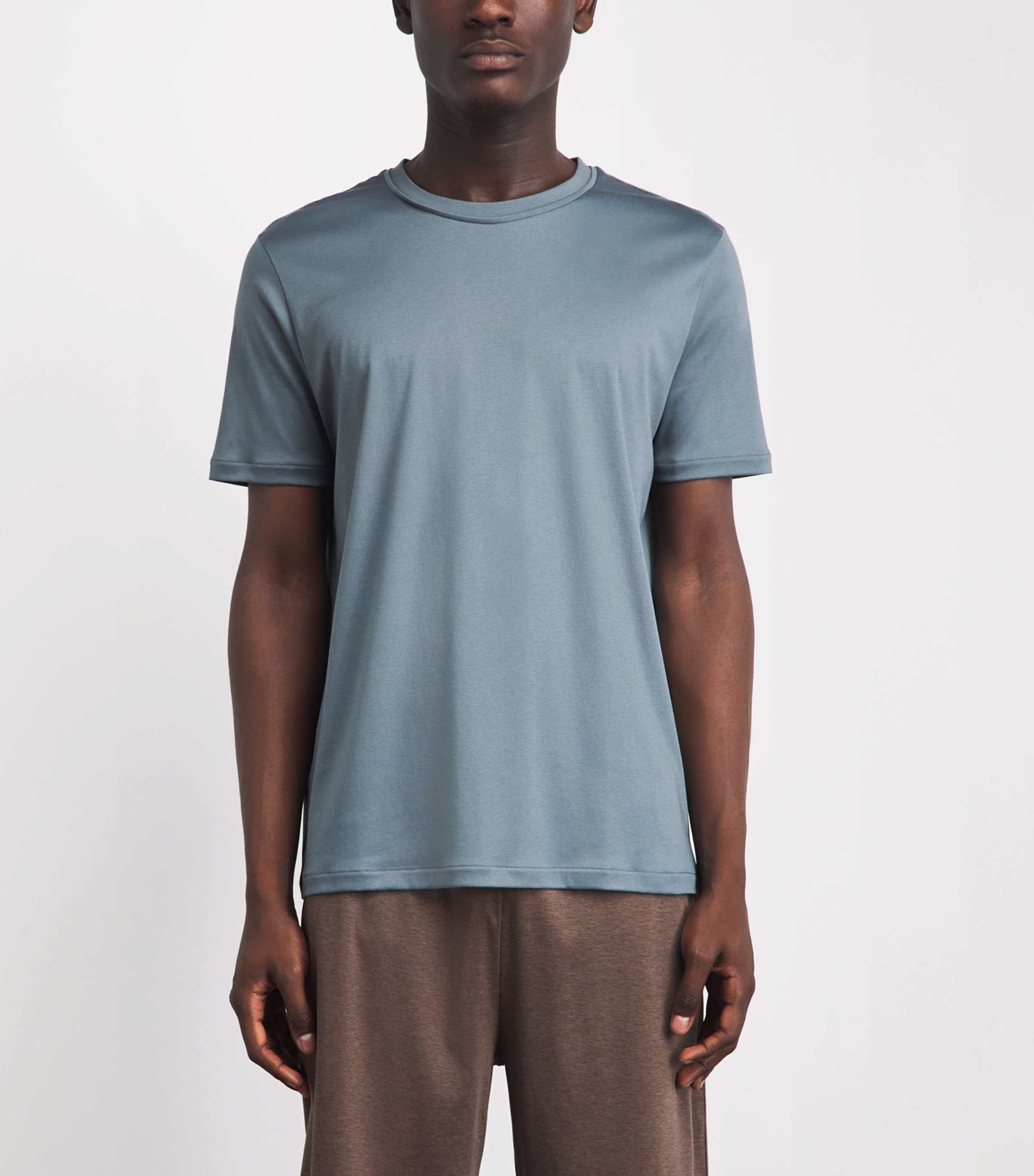 Zimmerli Grey 286 Sea Island T-Shirt | Harrods US