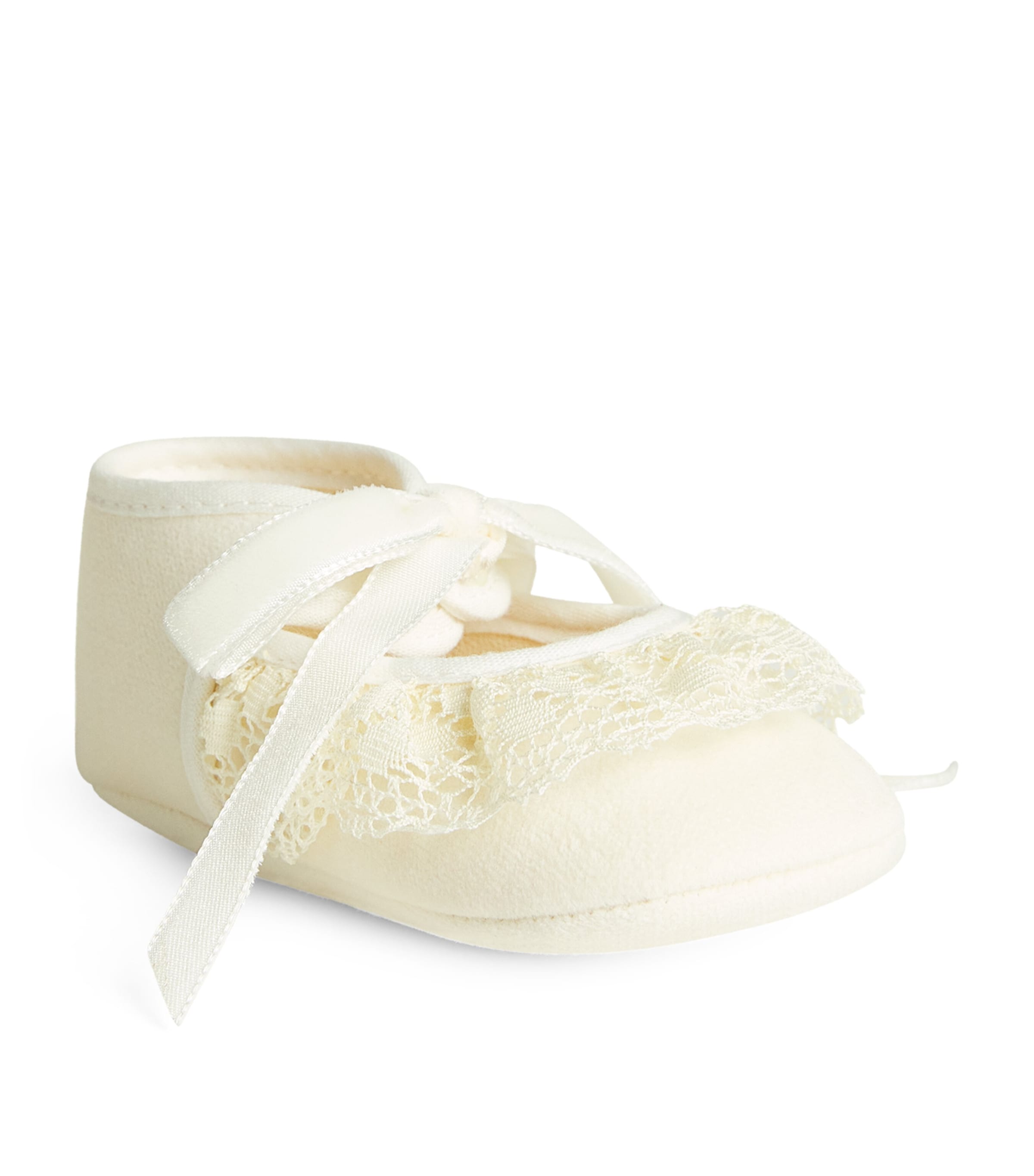 Paz Rodriguez Lace-Detail Ceremony Booties Image 1