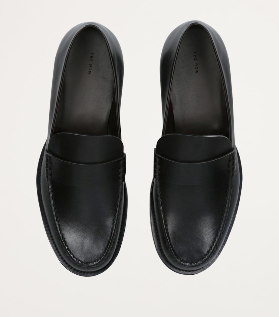 Novus Leather Moccasins BLACK Image 4