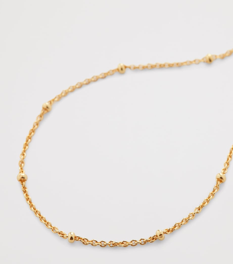 Gold Vermeil Beaded Chain Bracelet 18K GOLD VERMEIL Image 2