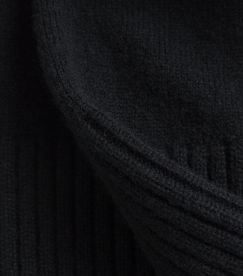 Merino Wool-Blend Overlay Lounge Trousers SMOKE COMBO Image 5