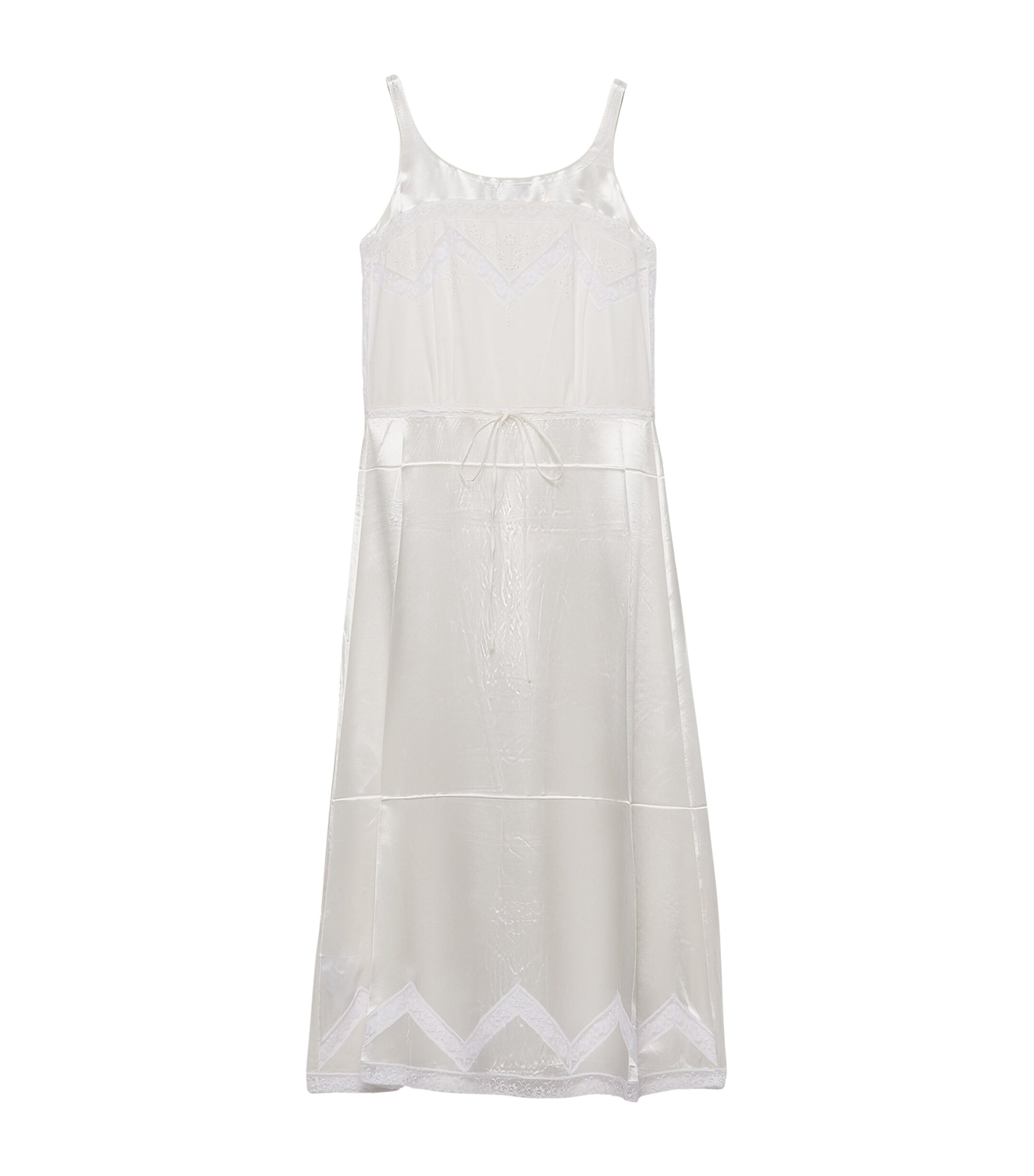 Batiste Embroidered Midi Dress F0009 Image 1