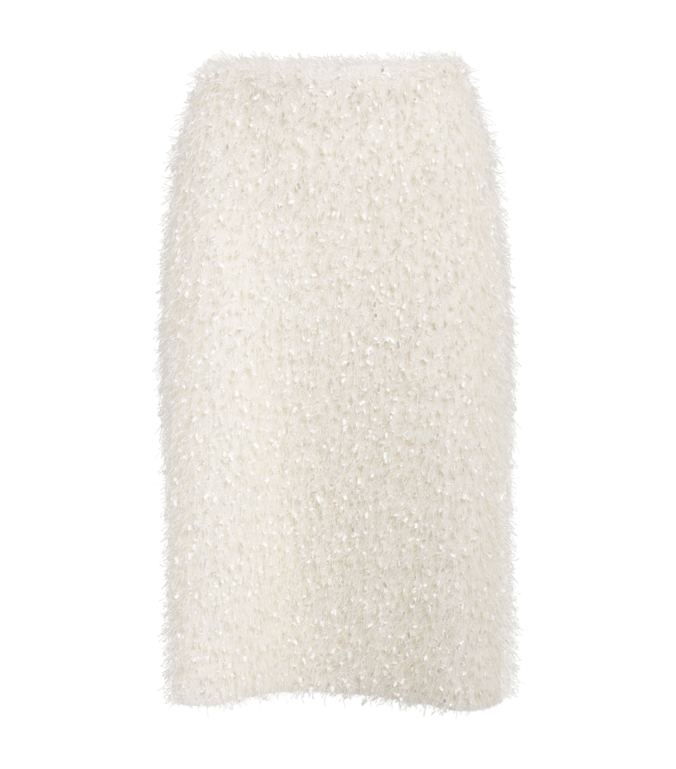 Vince Fringe Knee-Length Skirt