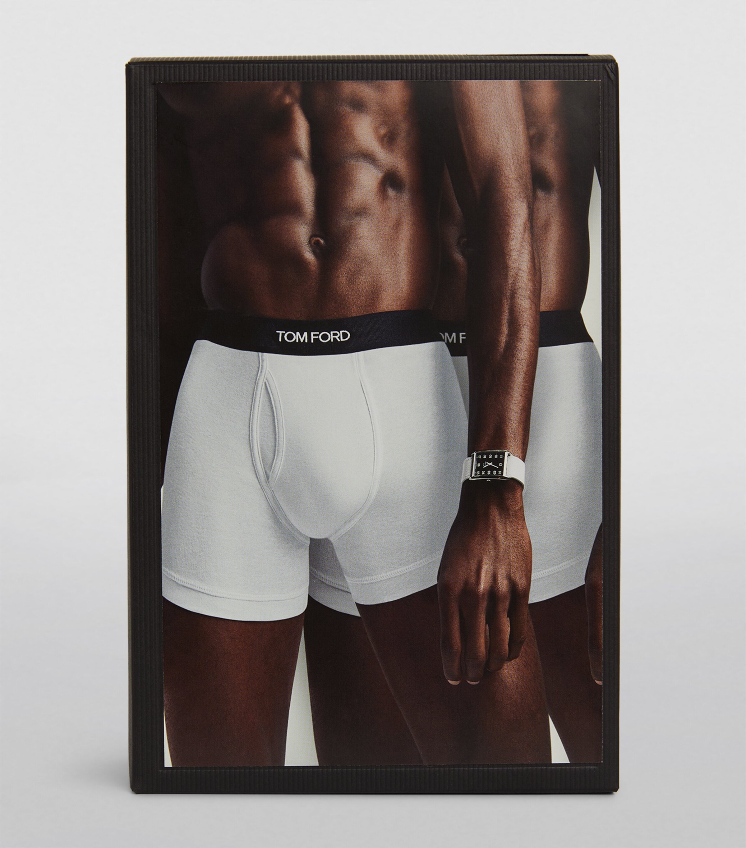 Cotton-Stretch Logo Trunks (Pack of 2) 100 WHITE Image 9