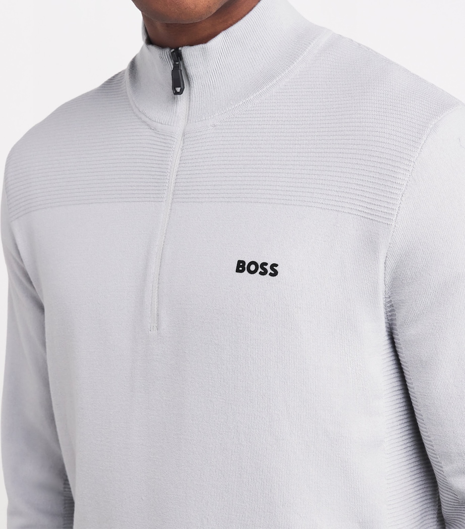 Momentum X Quarter-Zip Sweater PASTEL GREY Image 6