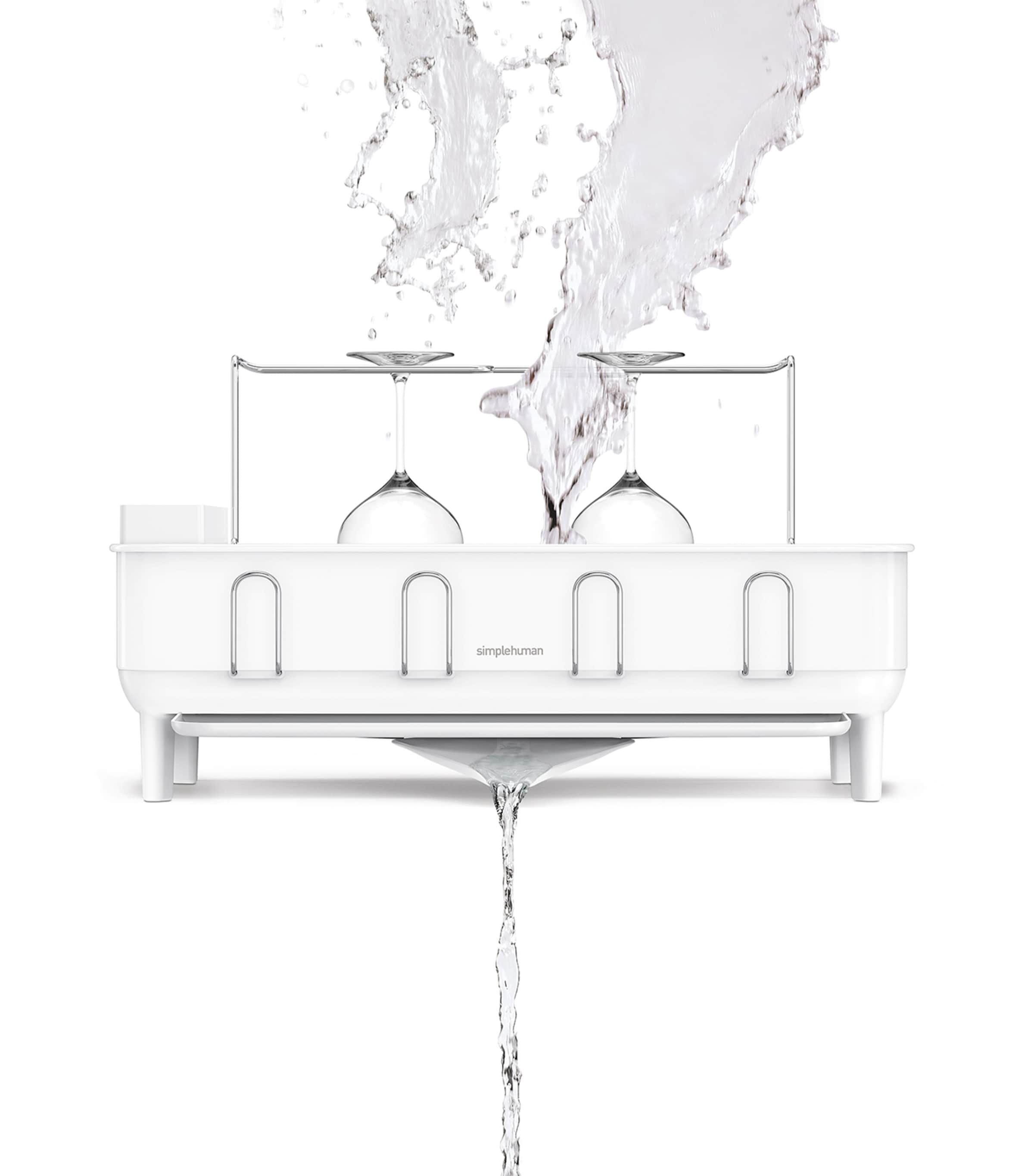 Steel Frame Dish Rack WHITE Image 4