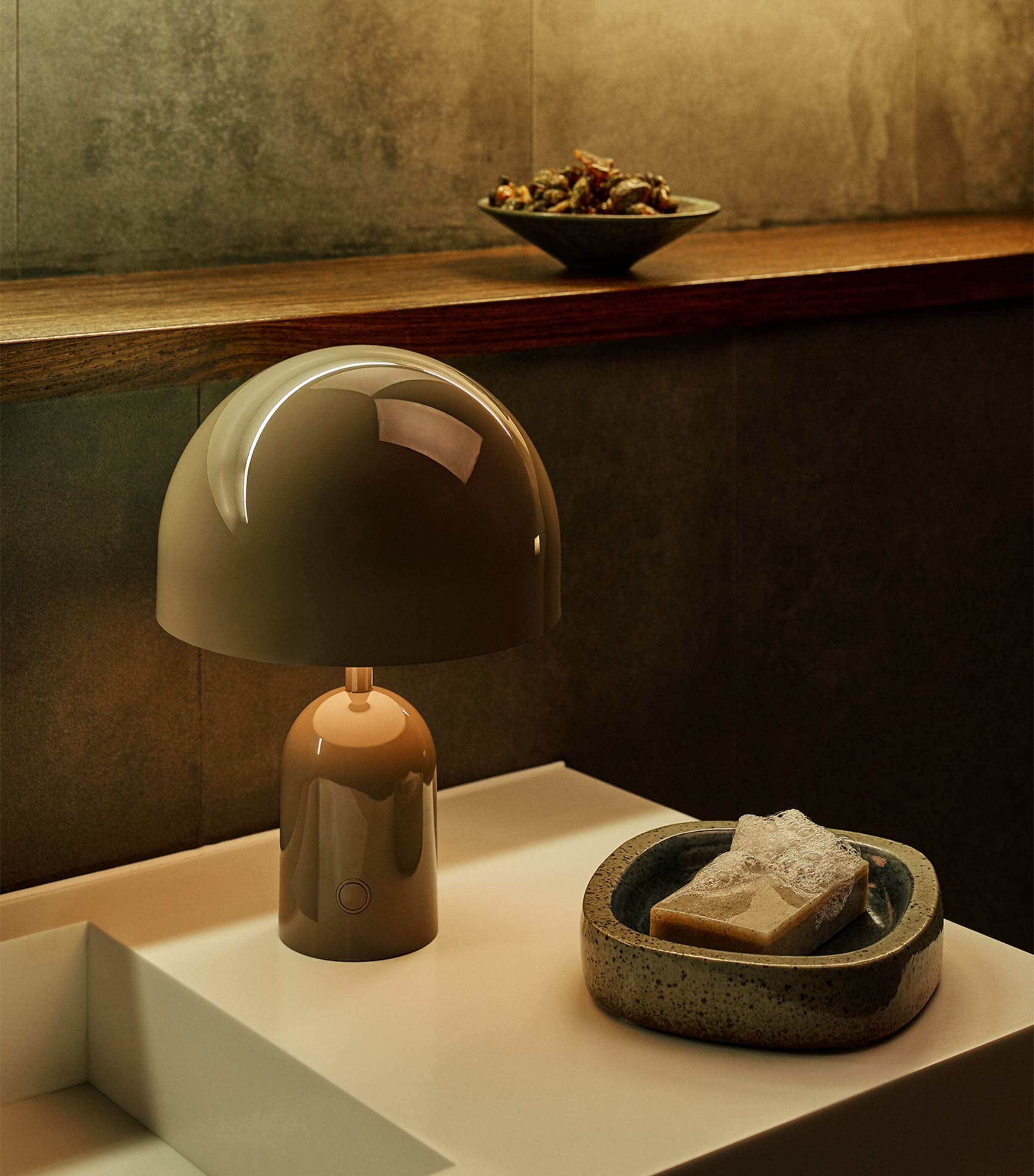 Portable Bell Table Lamp DARK GREY Image 4