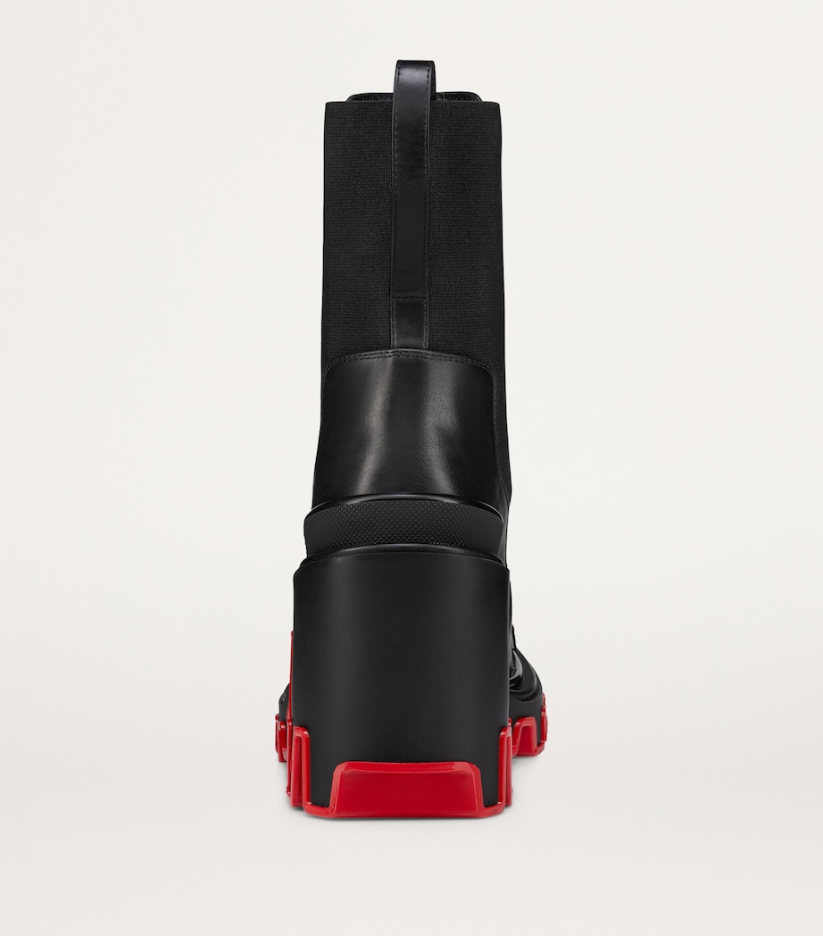 Marchacroche Dune Leather Heeled Boots 85 BK01 Image 3