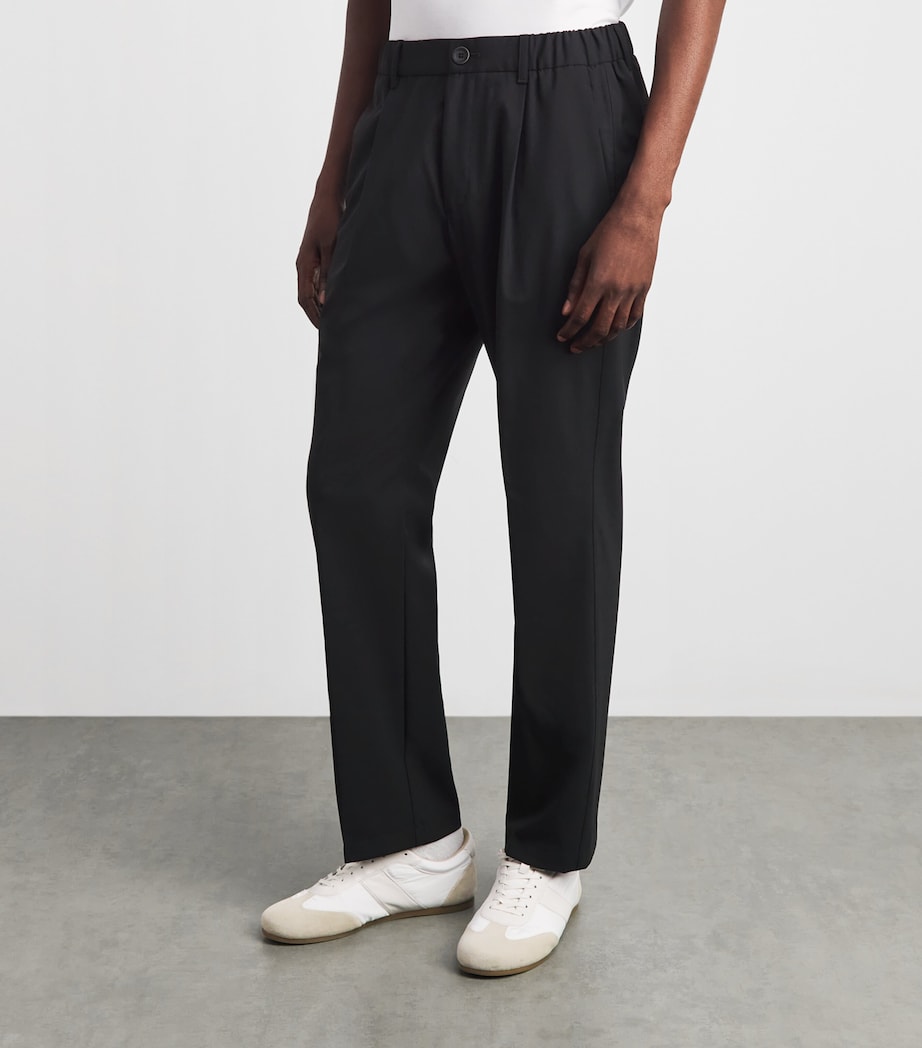 Herno Mens Technical Drawstring Trousers Nero Image 4