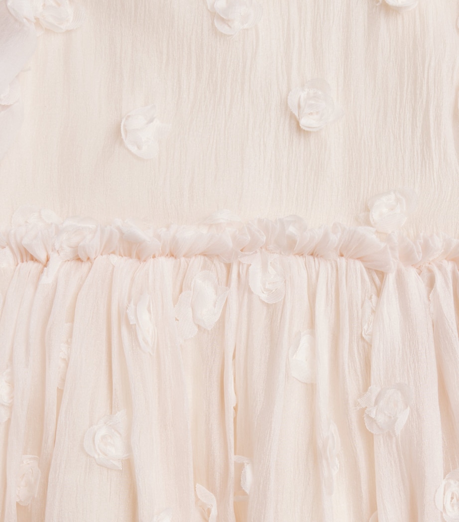PETITE AMALIE Organza Rose Dress (4-16 Years) Petal Pink Image 2