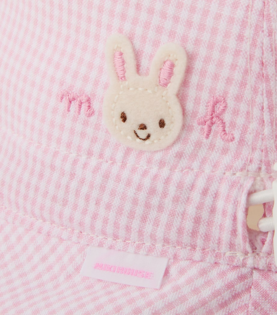 Miki House Cotton Gingham Bucket Hat Image 7