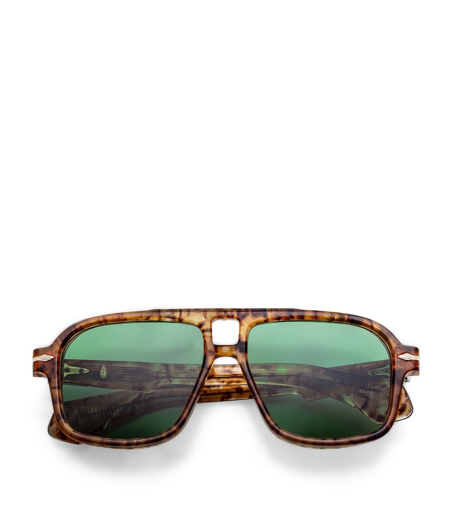 Jacques Marie Mage Acetate Elkhart Sunglasses Vintage Tort Image 1