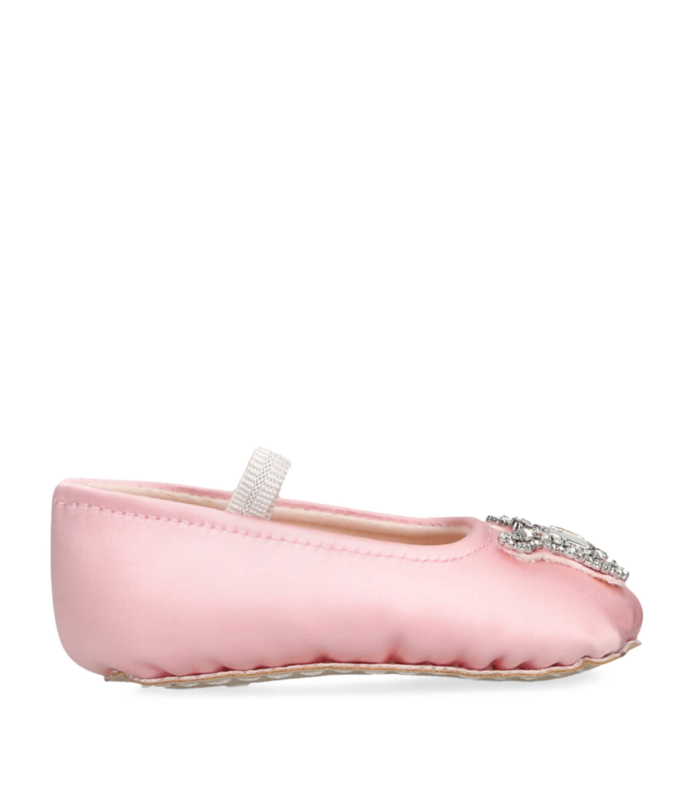 Aruna Seth Satin Odette Ballet Flats In Pink