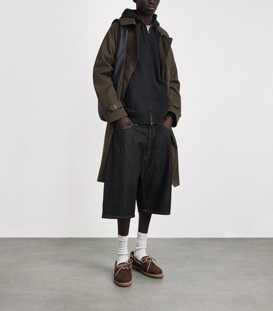 Stone Island Mens Organic Cotton Compass Hoodie Image 2