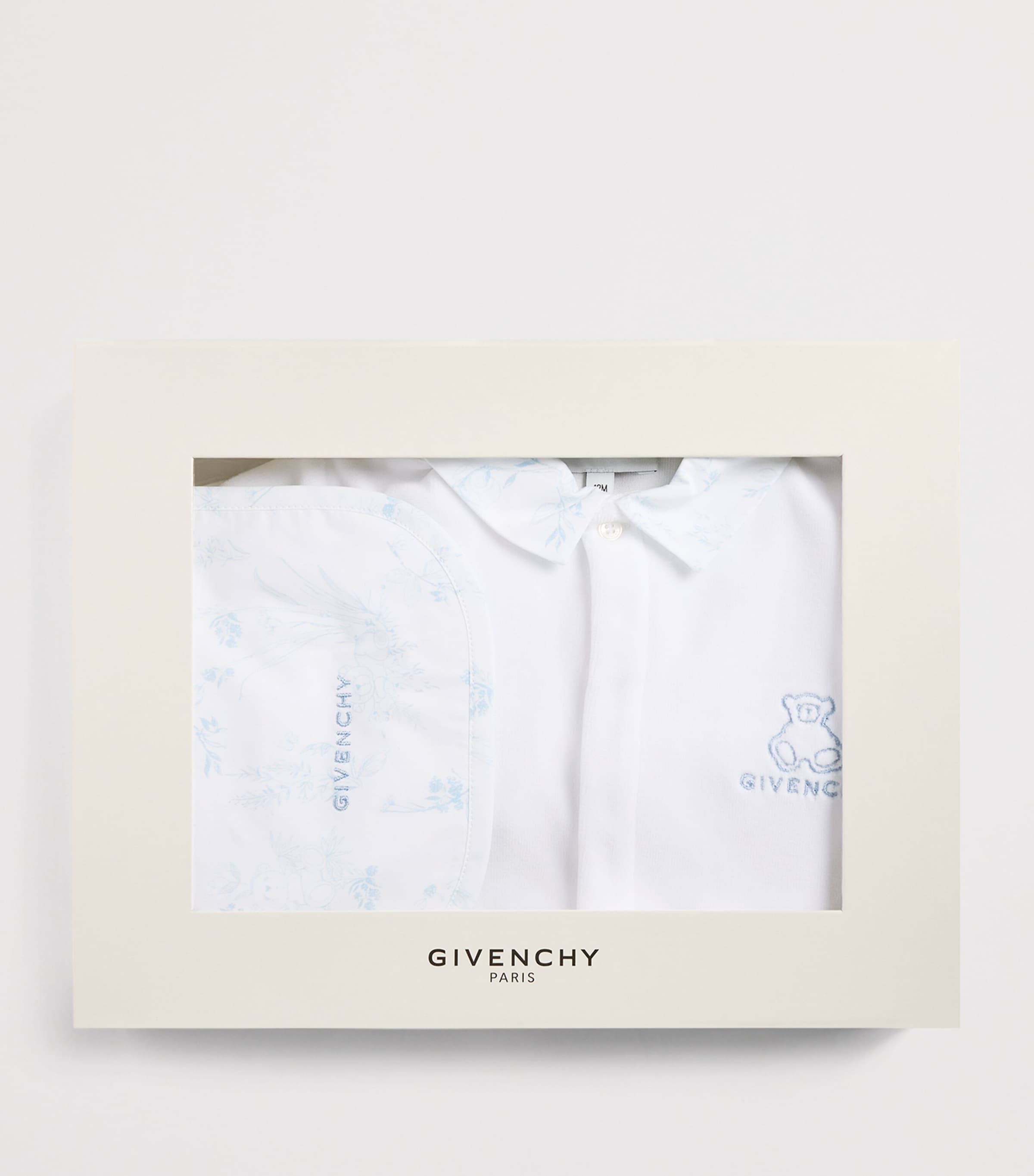 Givenchy Kids Bear All-In-One and Bib Set (6-18 Months) Image 3