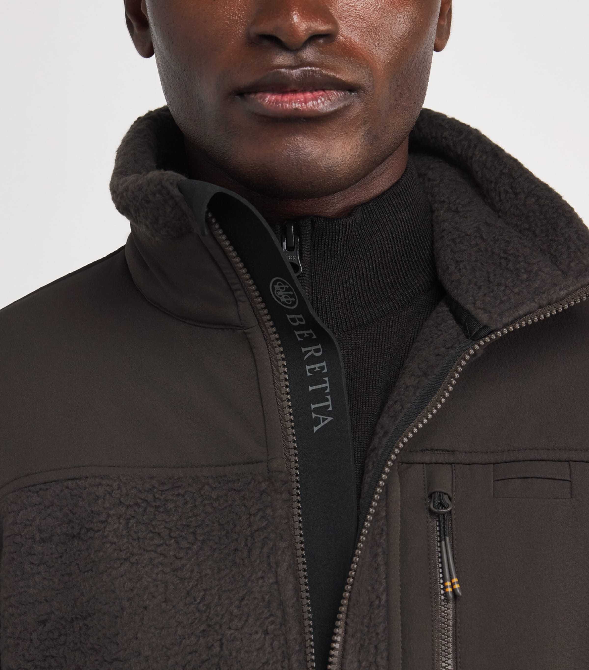Beretta Brown Sherpa Fleece Halifax Jacket Harrods BA