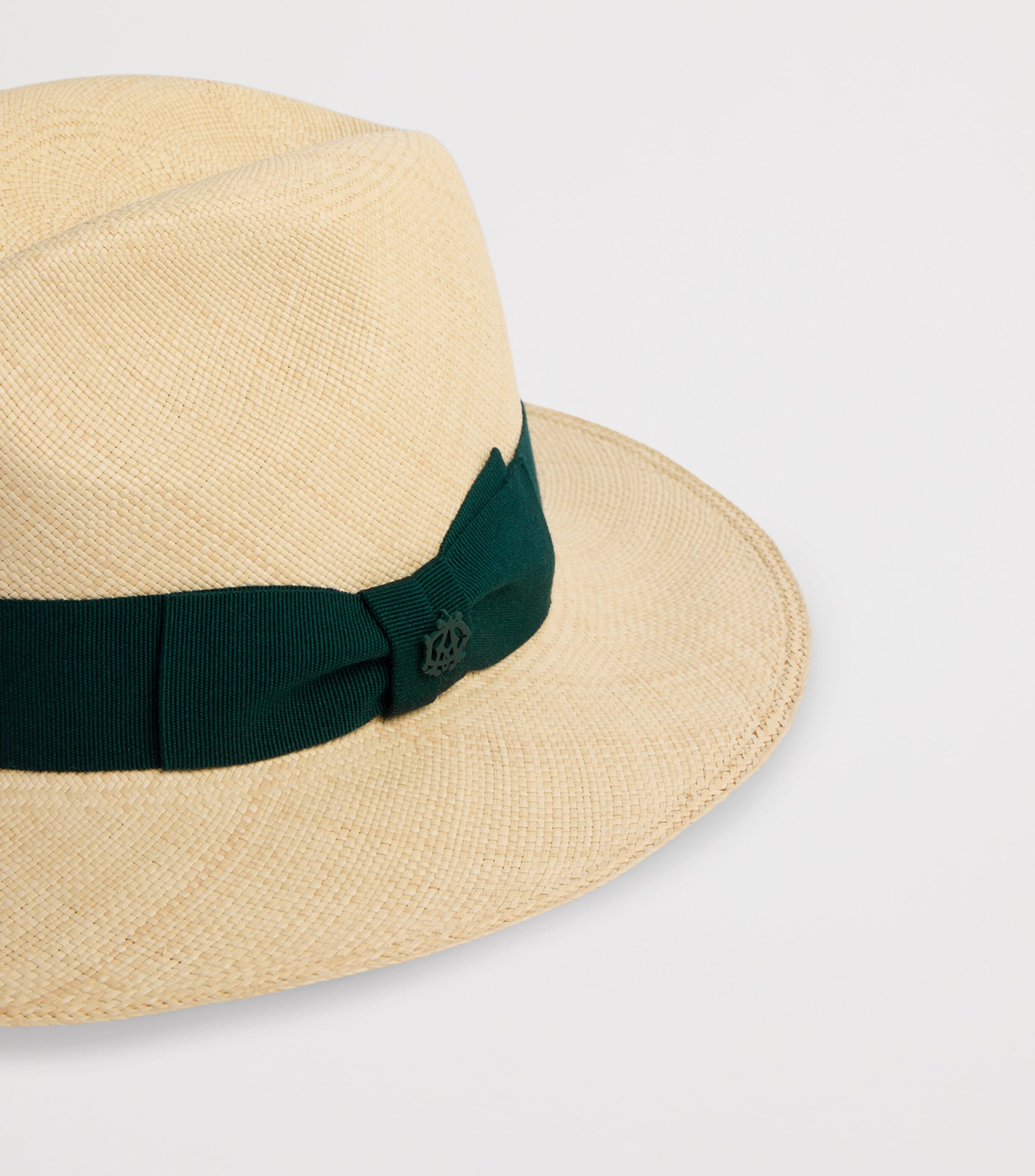 Dunhill Straw Trilby Hat Image 3