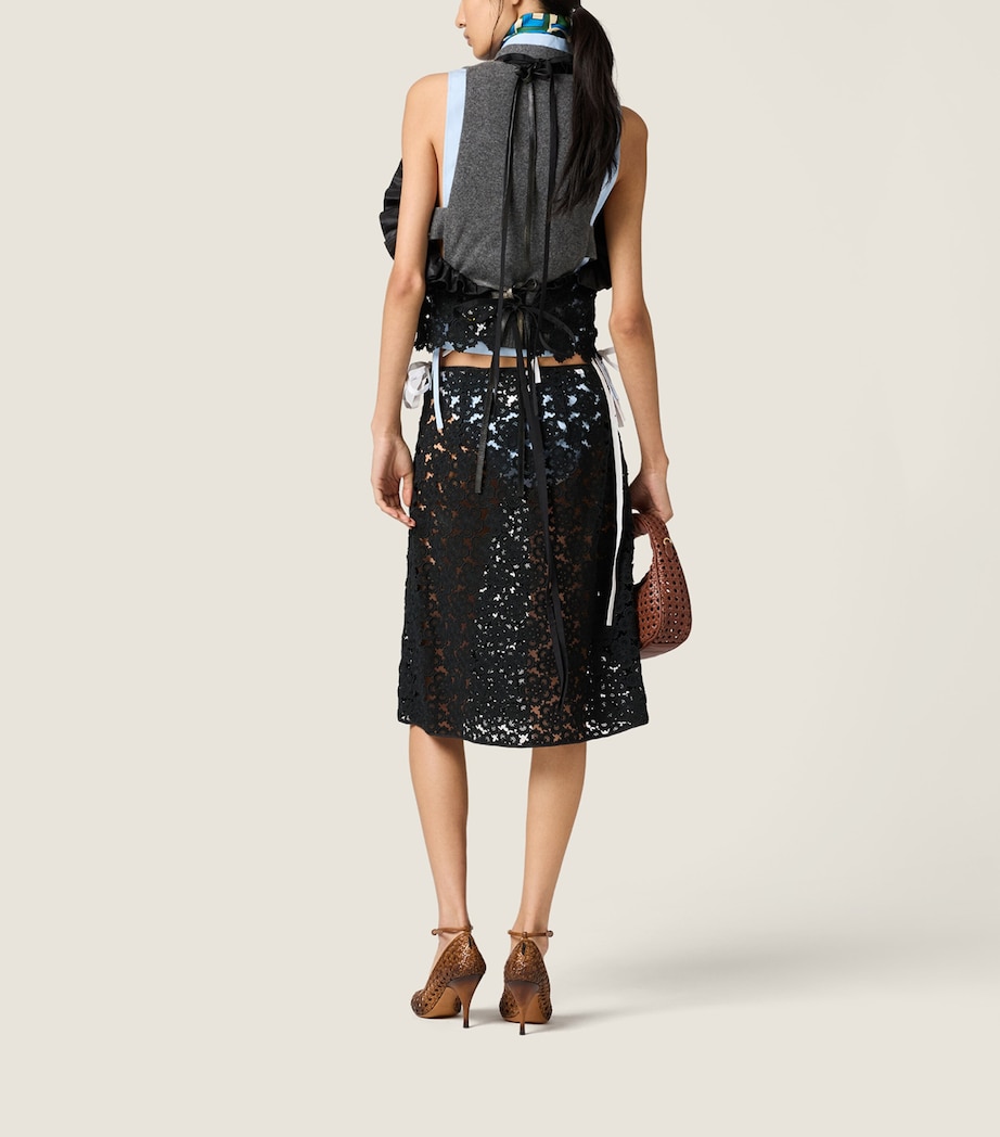 Cotton Macramé Pinafore Top F0002 Image 3