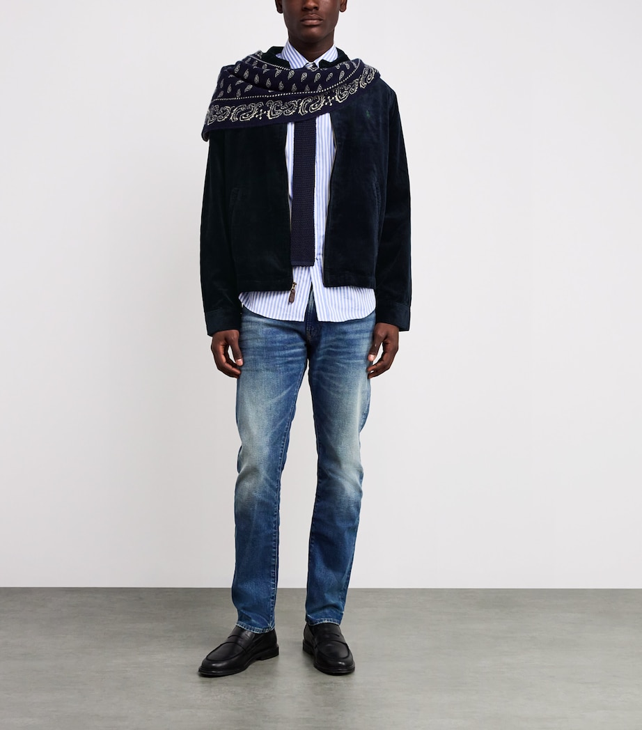 Cotton Corduroy Wynton Jacket NAVY Image 2