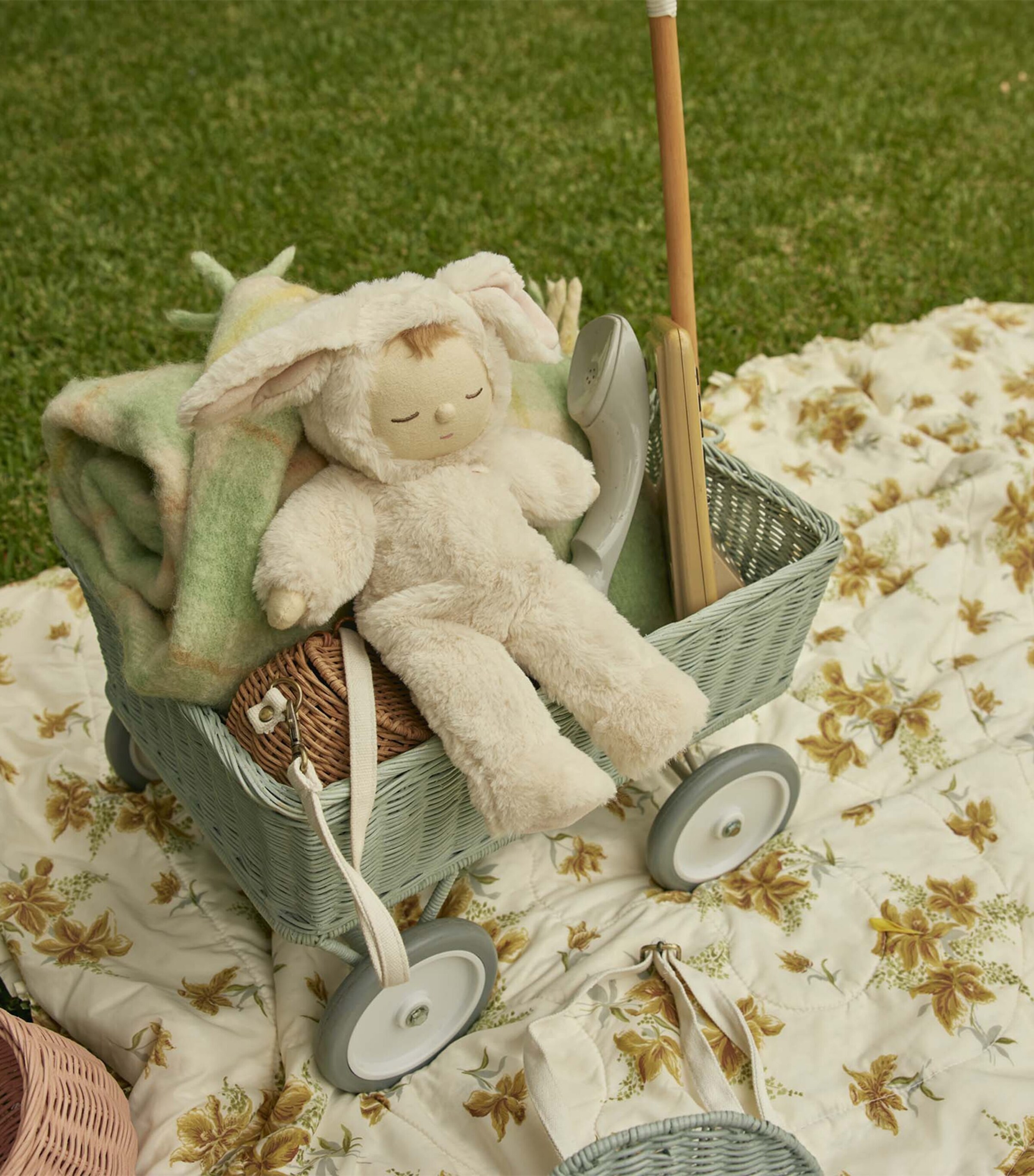 Olli Ella Cozy Dinkums Bunny Moppet (37cm) Image 5