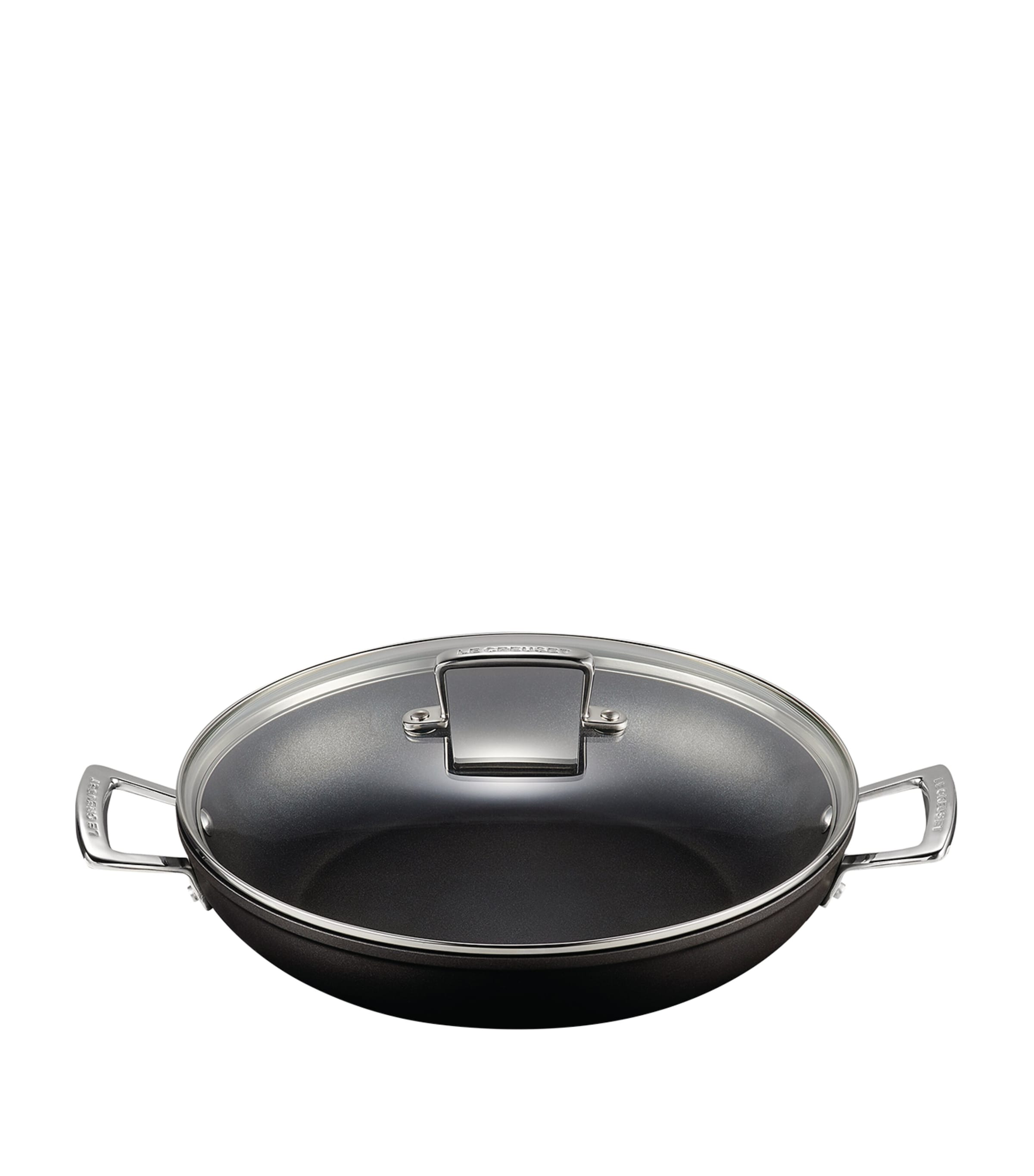 Le Creuset Toughened Non-stick Shallow Casserole In Black