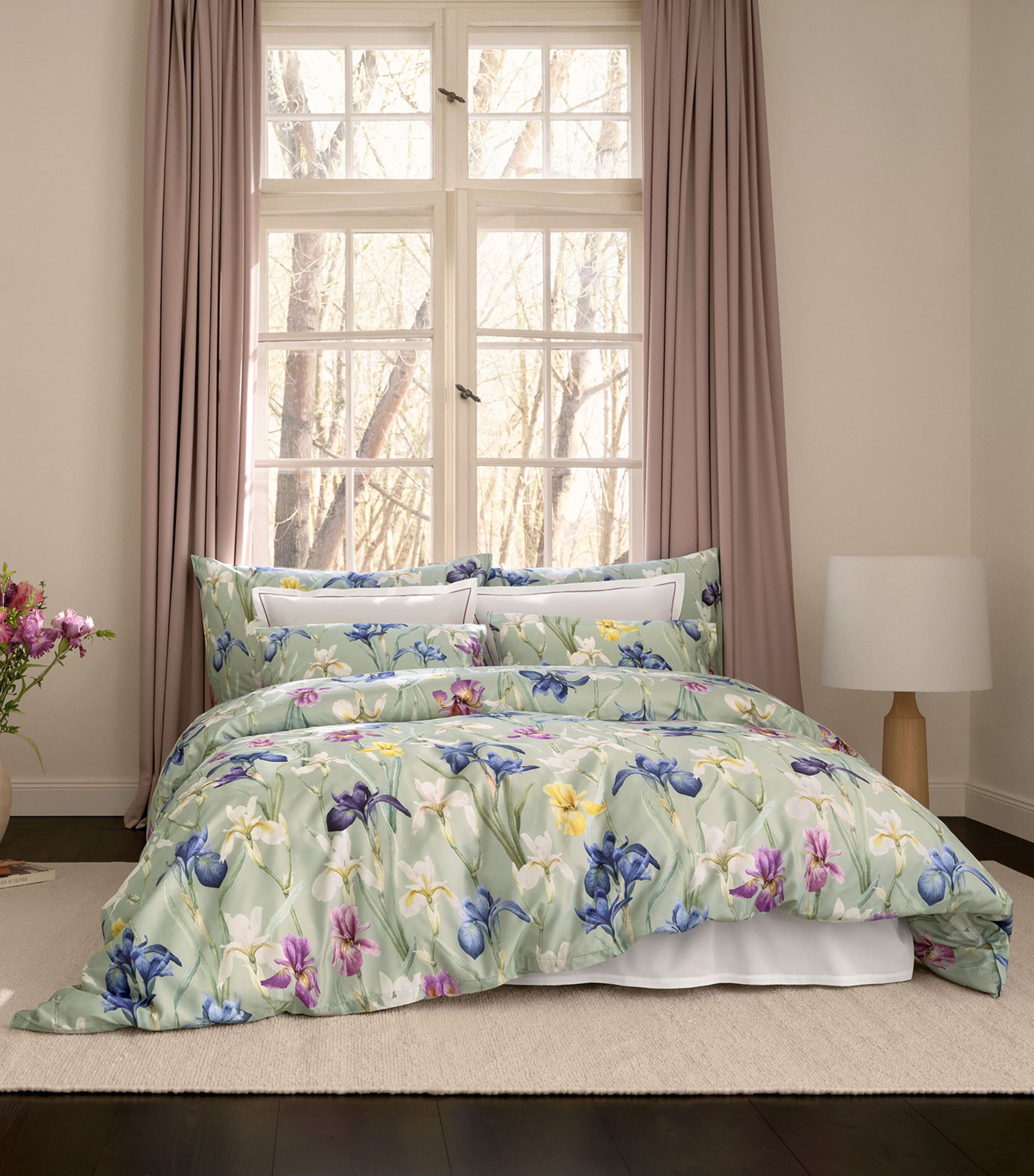Schlossberg Cotton Charlotte King Oxford Pillow Case (50cm x 75cm) Vert Image 2