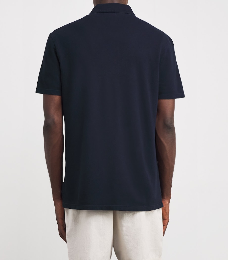 Cotton Pique Polo Shirt DEEP ANCHOR Image 4