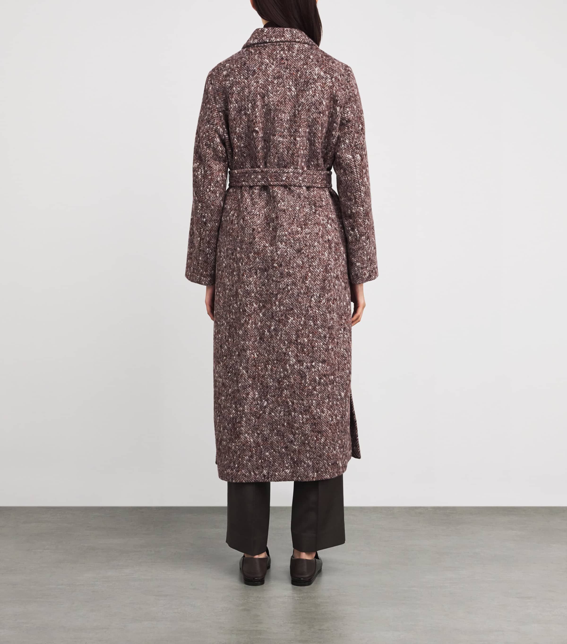 Herringbone Wrap Coat MOSTO Image 4
