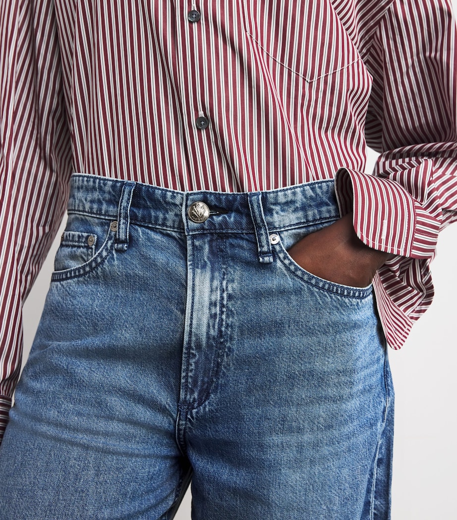 Logan Mid-Rise Wide-Leg Jeans RIVER Image 6