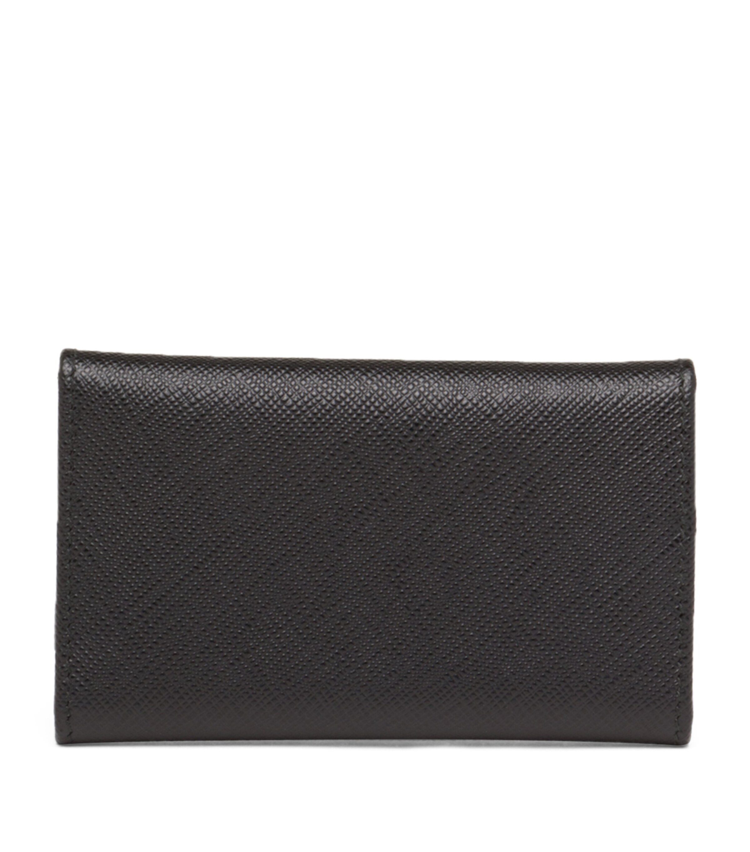 Prada Black Saffiano Leather Key Case | Harrods UK