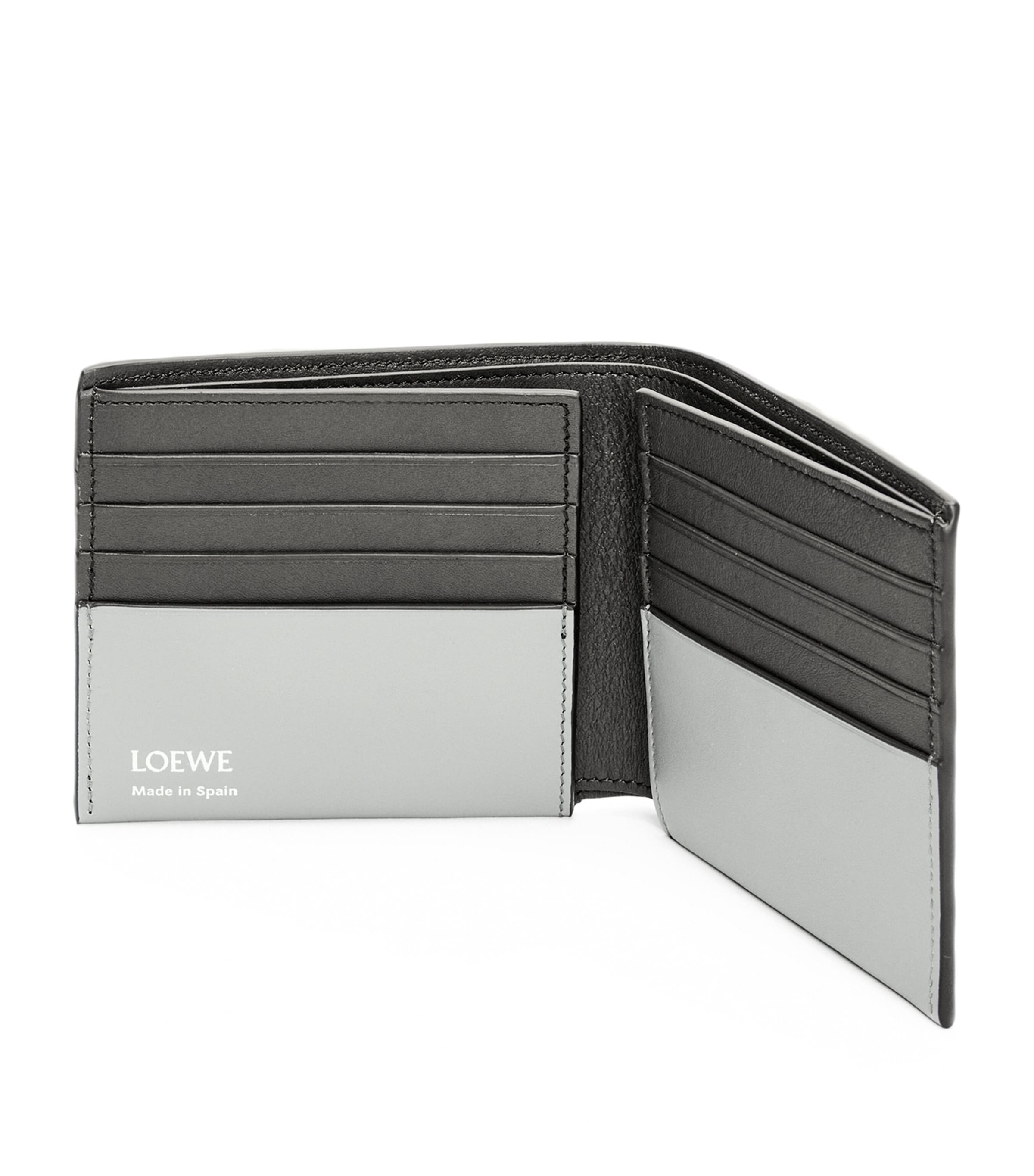Leather Bifold Wallet PEARL GREY/DARK GREY Image 4