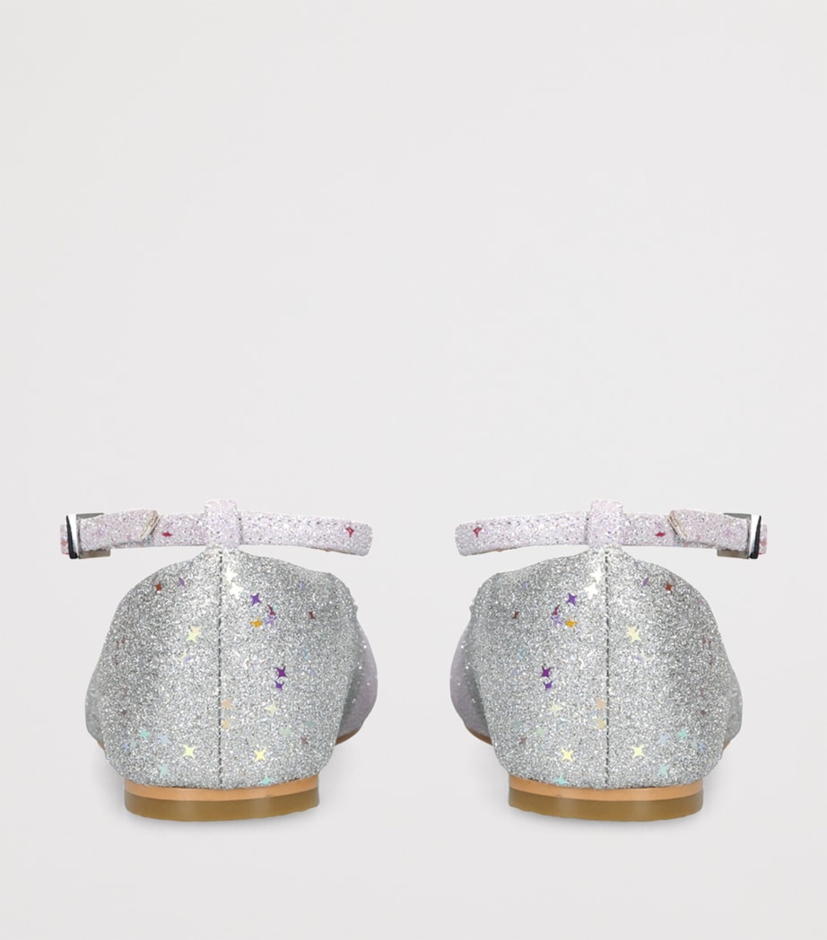 Aruna Seth Glitter Angelina Ballet Flats Silver Com Image 4
