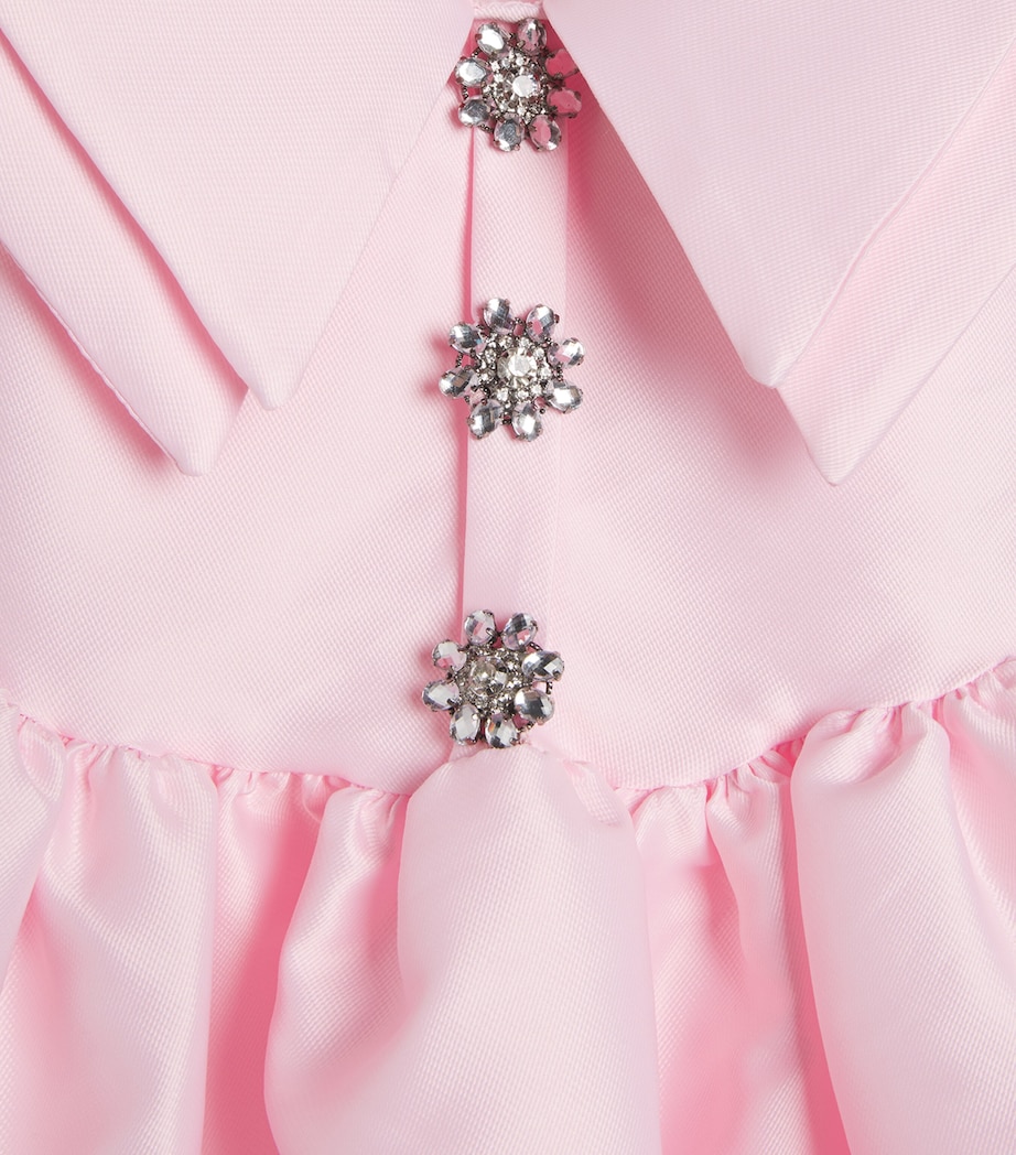 Mama Luma Brooch-Detail Dress (3-12 Years) Pink Image 2