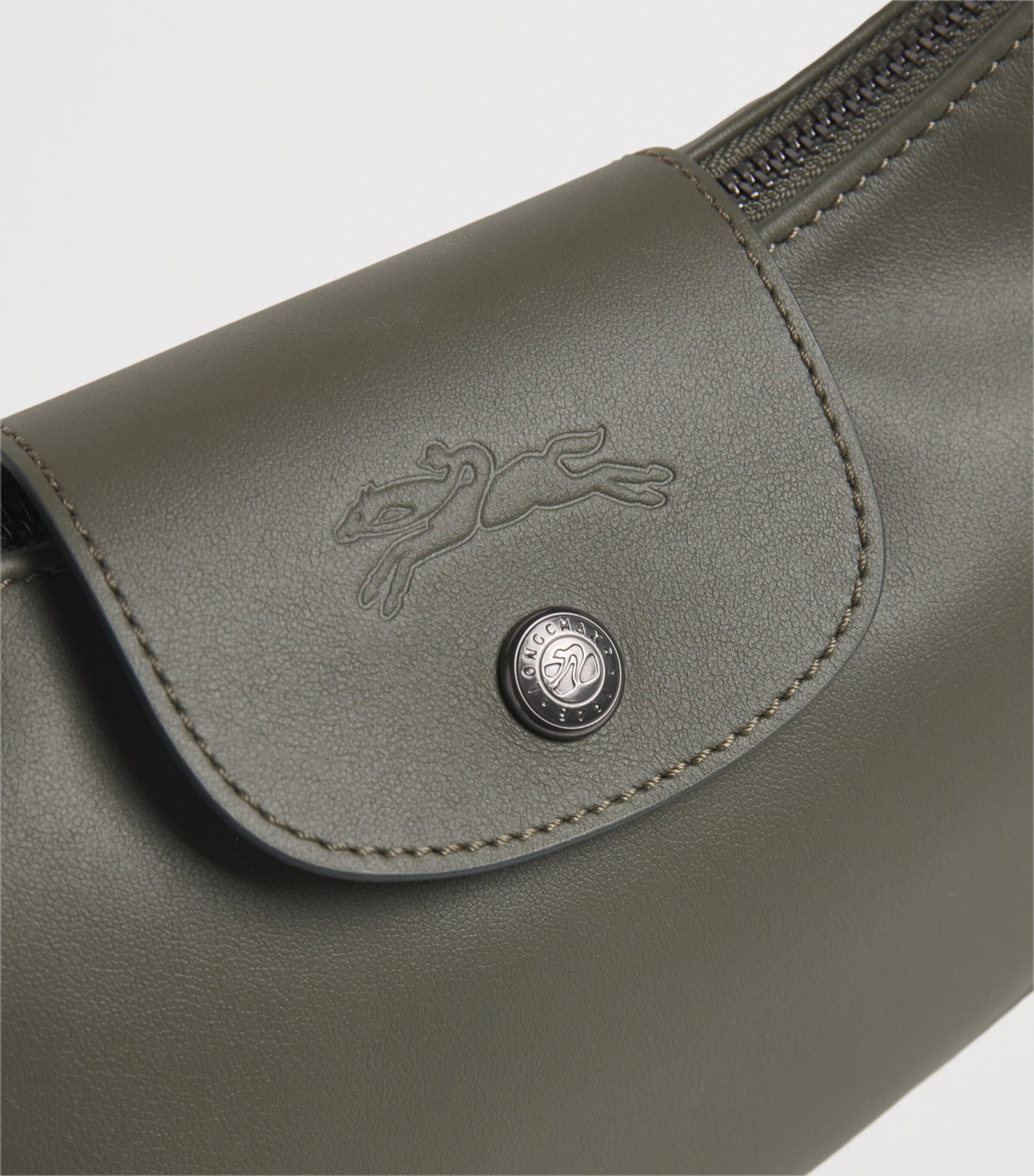 Longchamp Medium Leather Le Pliage Xtra Shoulder Bag Fir Image 6