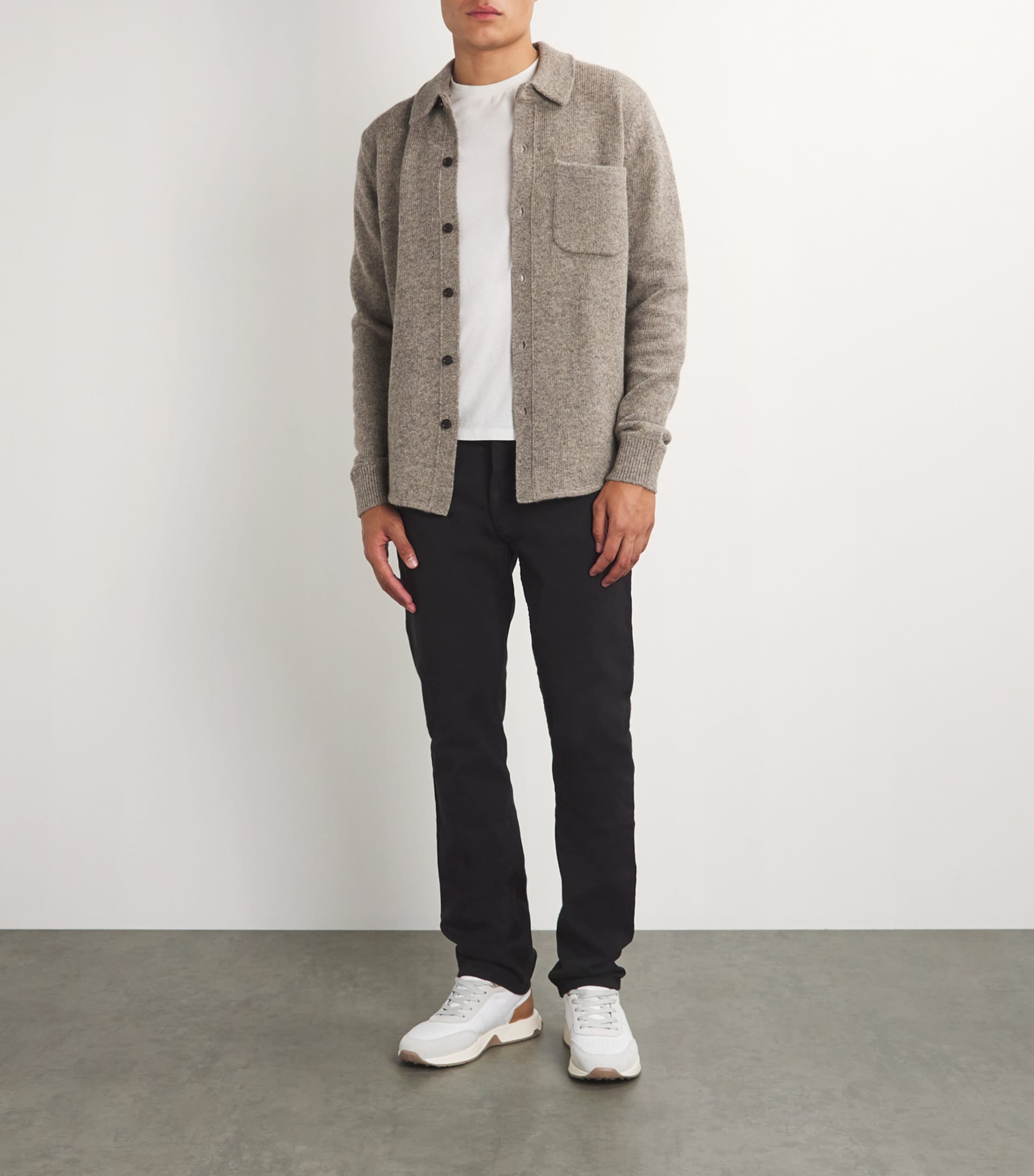 Cotton Drill Trousers BKAA - BLACK Image 2